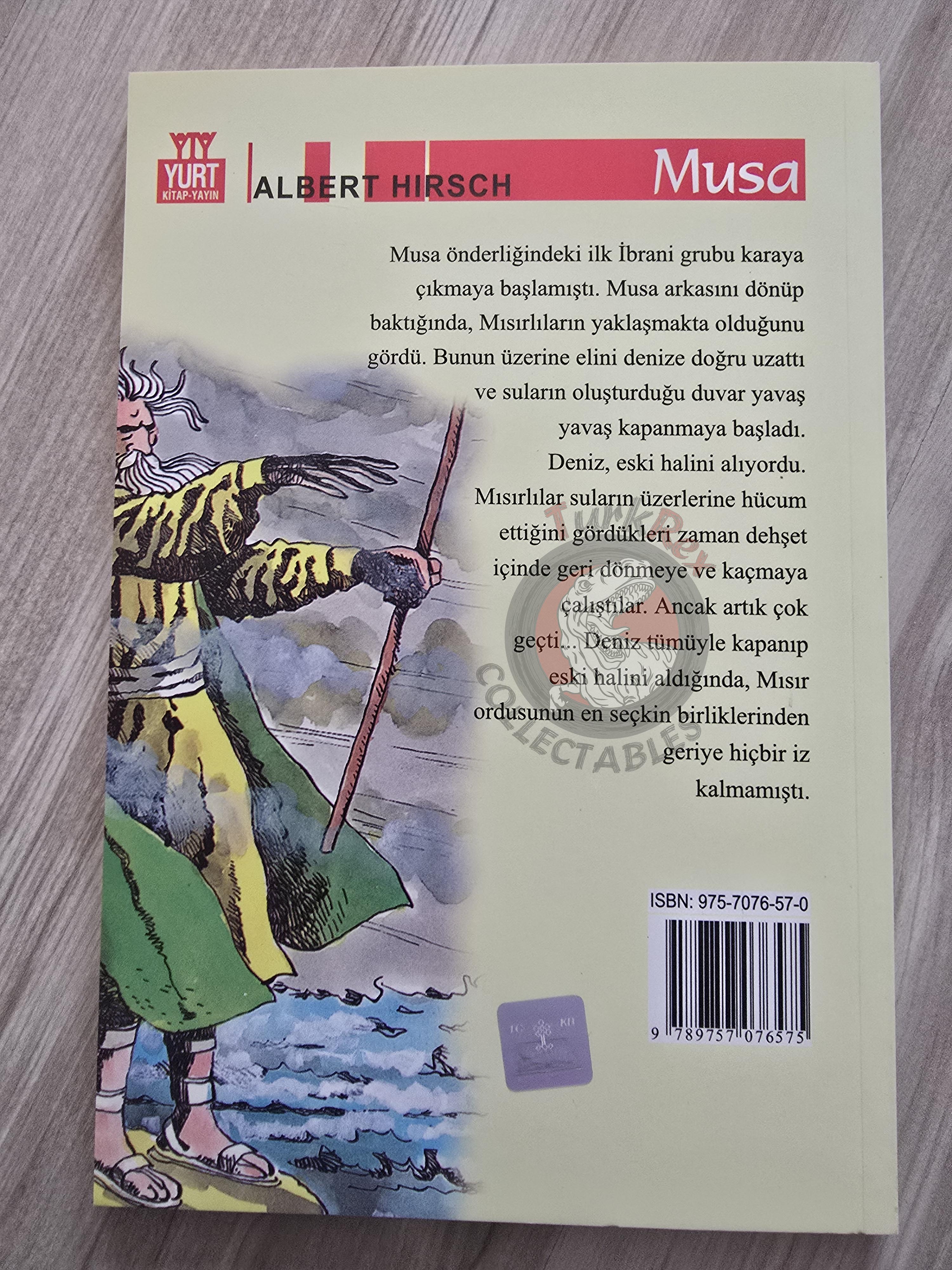 Moses – Albert Hirsch 2003 Turkish Book Turkey Illustrated by Turkish Artist