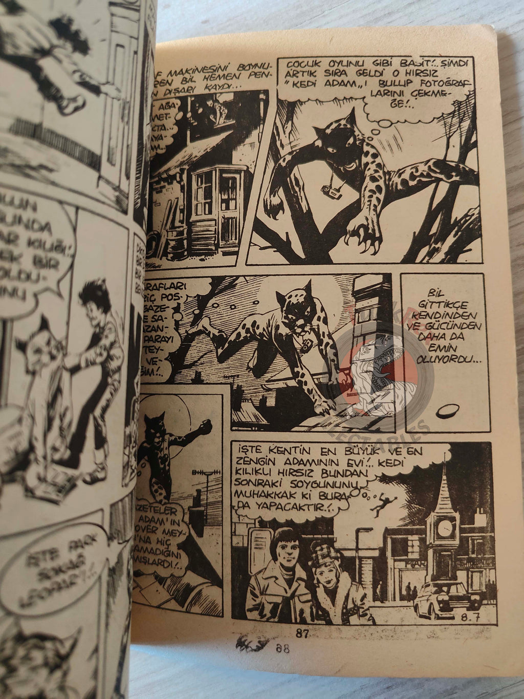 Cim Kozmos #1 1981 Turkish Comic Turkey Sunny Sun The Leopard from Lime Street