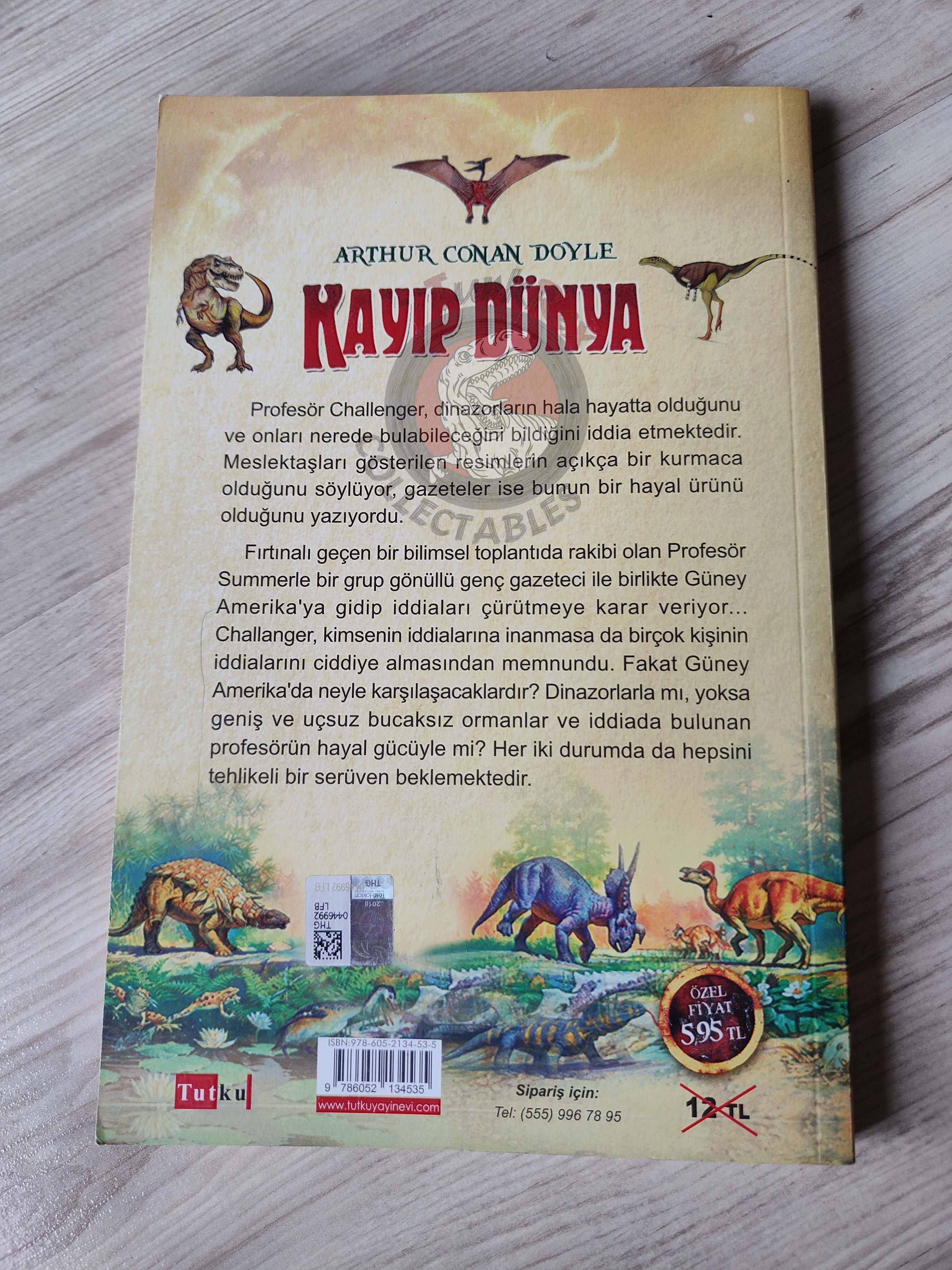 Arthur Conan Doyle – The Lost World 2018 Turkish Book Turkey Illustrated