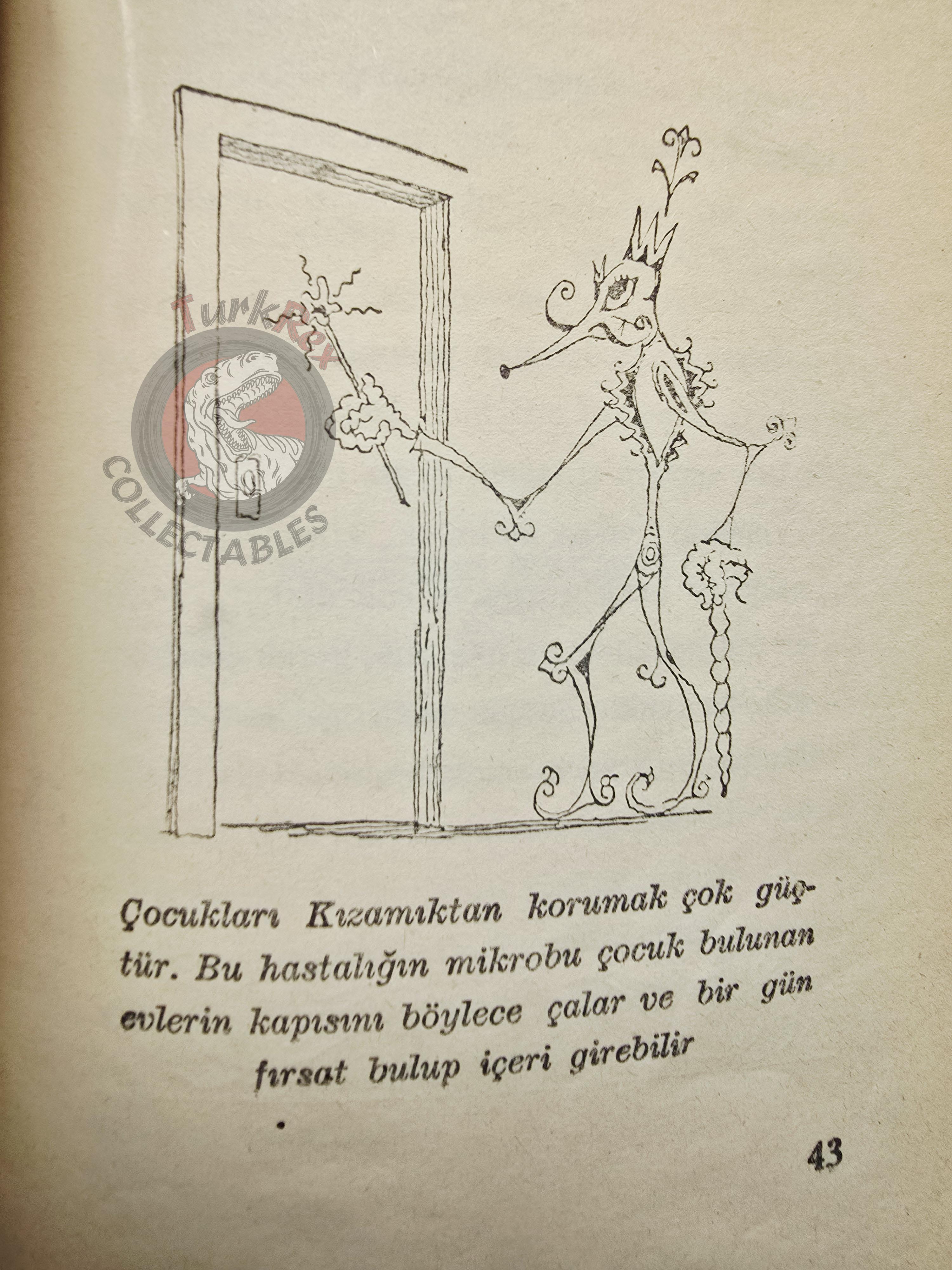 American Marshall Plan - Let's Protect Our Children from Diseases 1953 1st Turkish Book Turkey