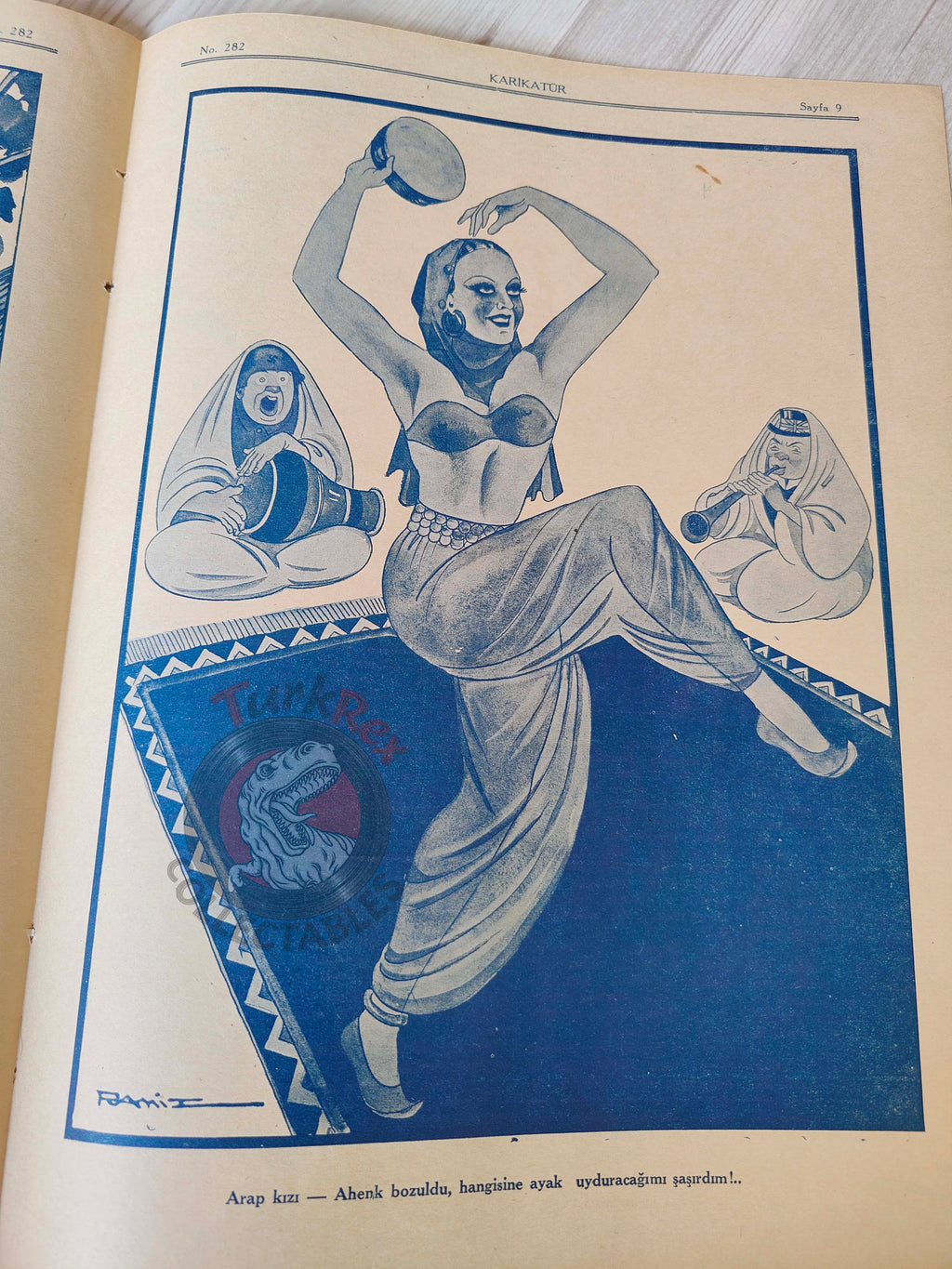 Karikatür 1941 Humor Magazine Turkish Turkey Germany France Syria WW2 era Rudolf Hess