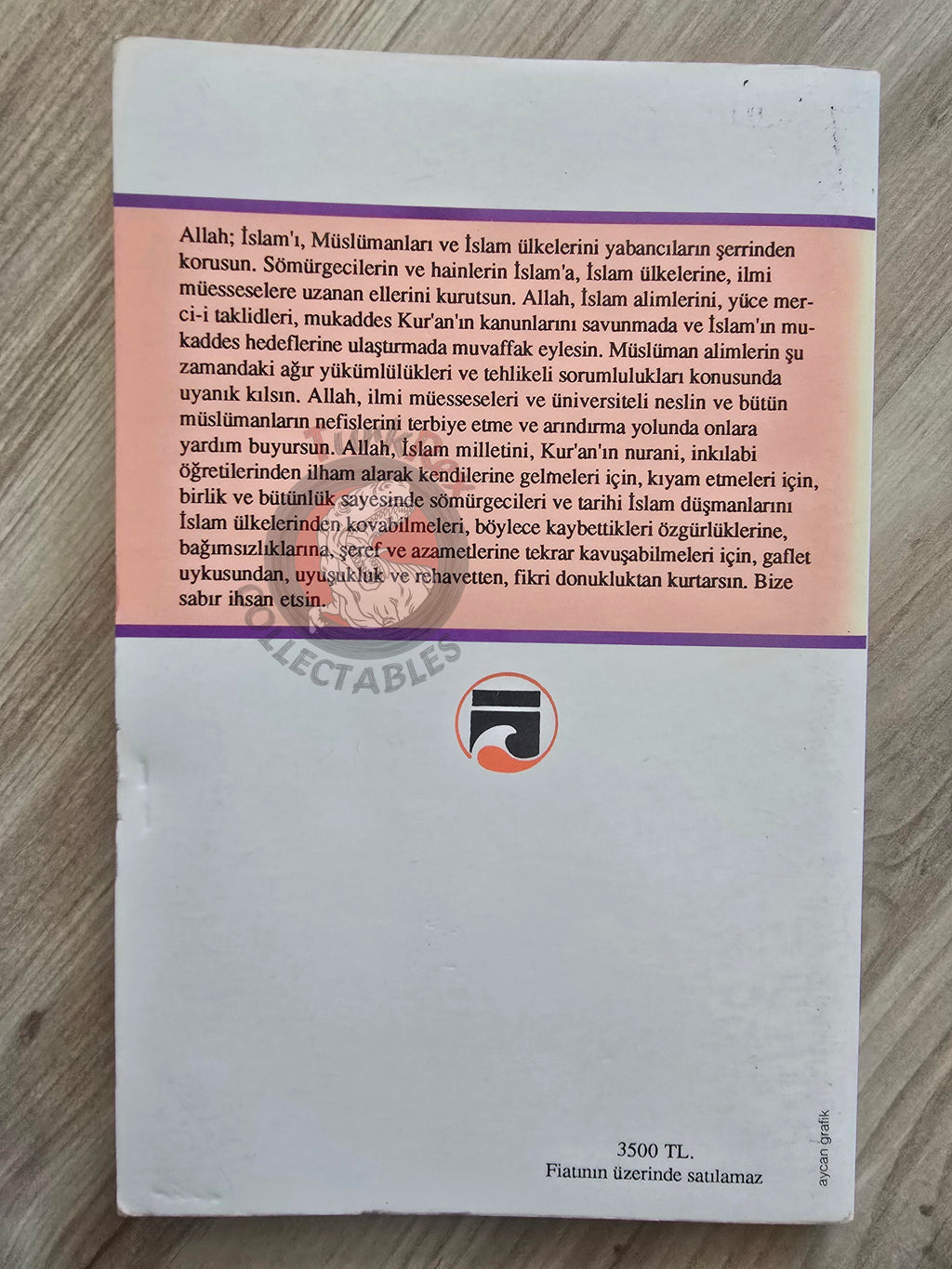 Ruhollah Khomeini – The Greater Jihad 1989 Turkish Book Iran Persia Middle East