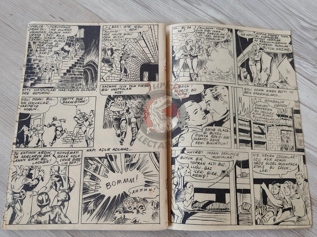 1001 Özel #148 1955 Tarzan - Brick Bradford Turkish Comic Mag Turkey