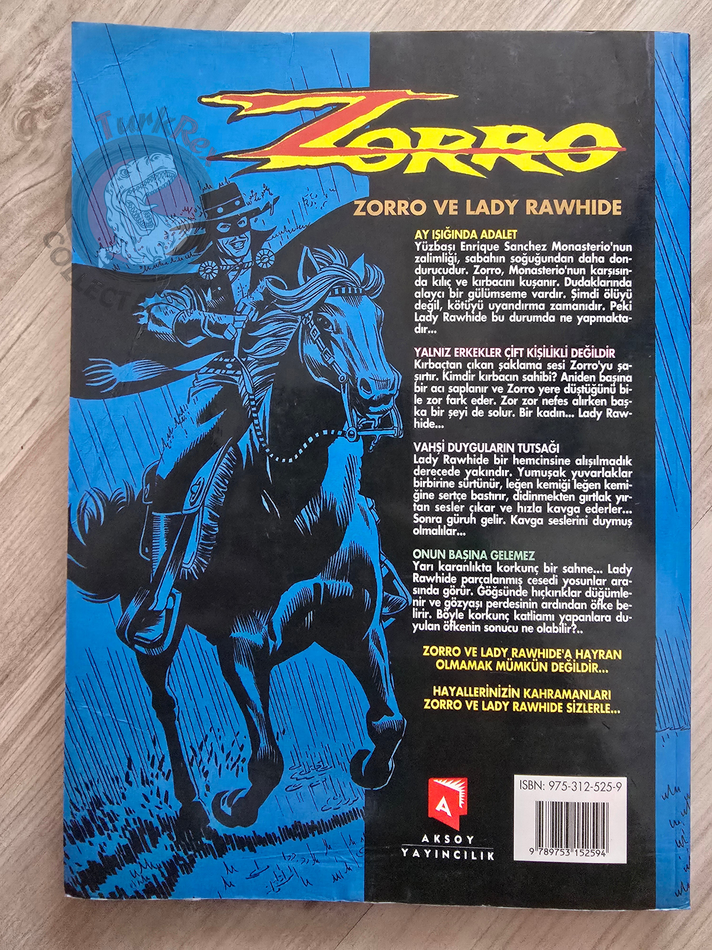 Zorro's Renegades #2 Lady Rawhide Turkish Comic Turkey