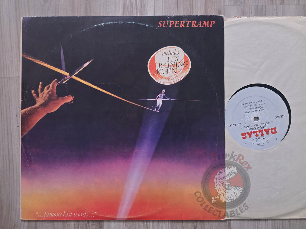 Supertramp – Famous Last Words Turkish Pressing Vinyl Turkey Edition