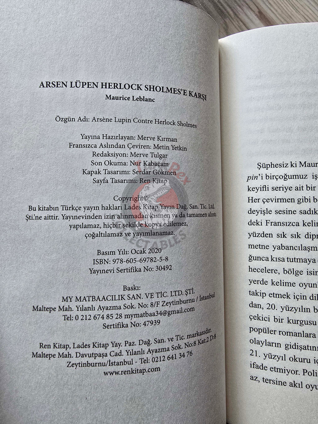 Arsène Lupin Box Set contre Herlock Sholmes Turkish Book Turkey Maurice Leblanc