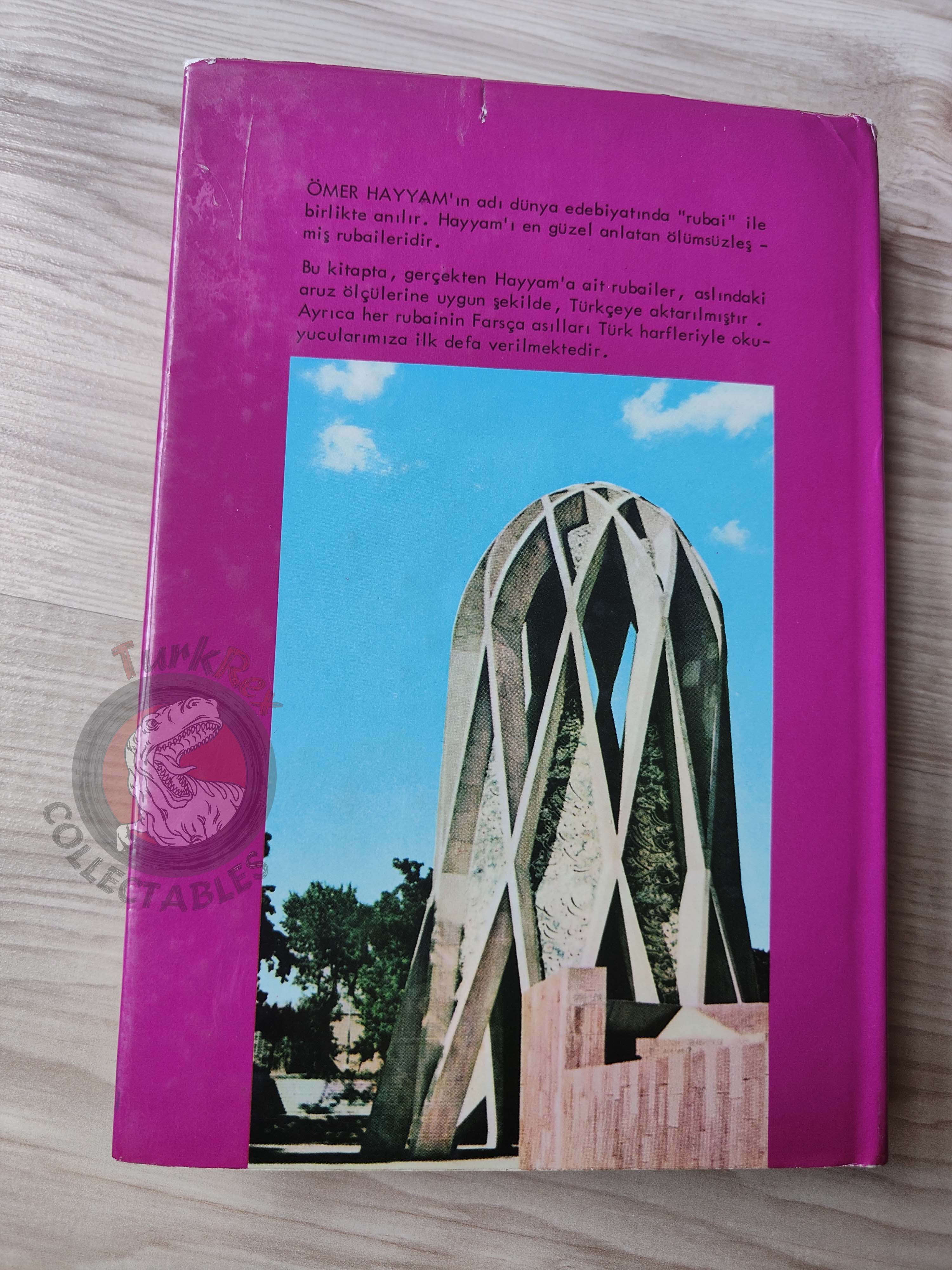 Rubaiyat of Omar Khayyam 1973 HC/DJ Turkish Book Turkey Persian
