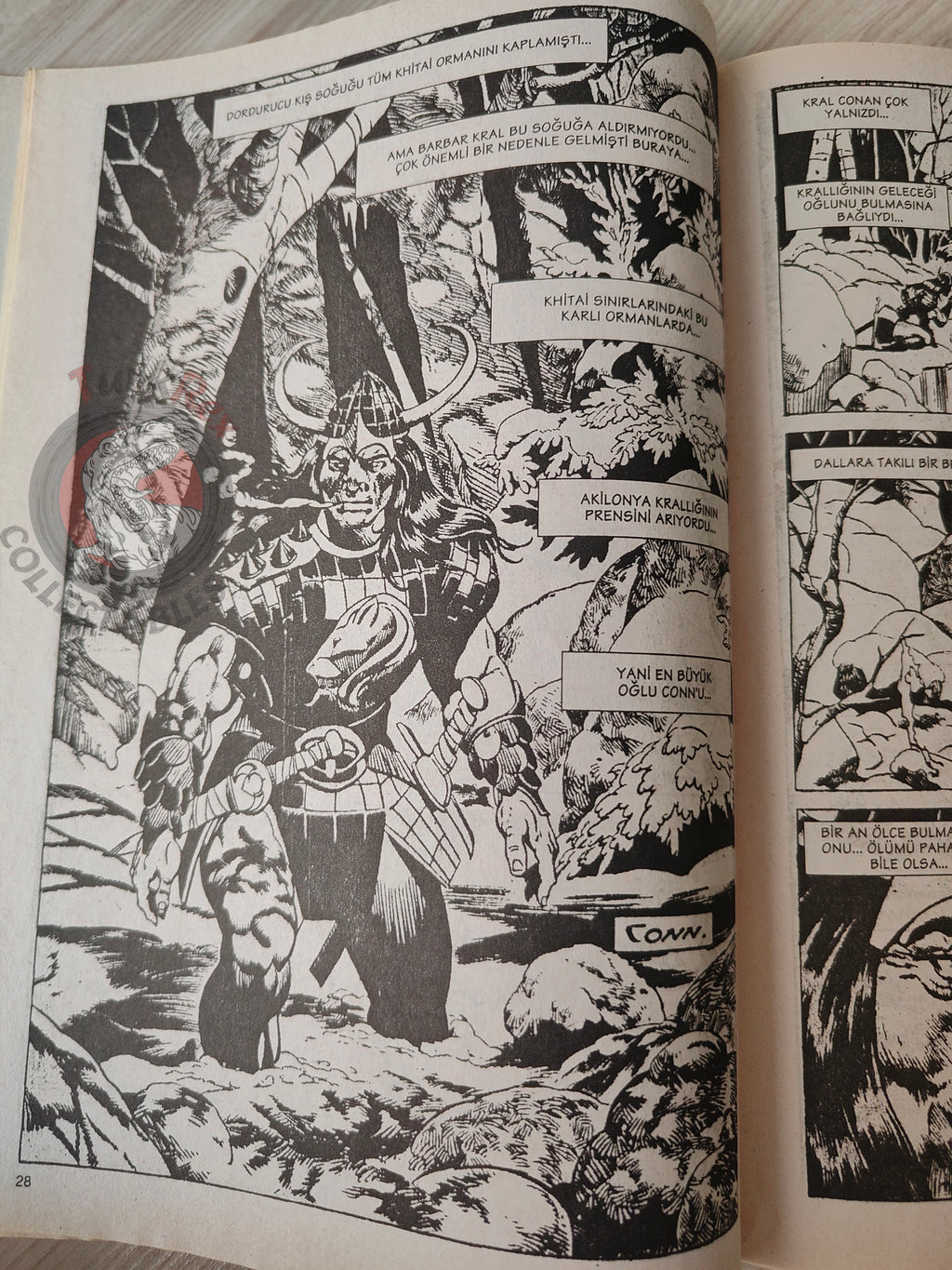 Imparator Conan #12 Conan the King #54 #55 Turkish Comic Turkey Frank Frazetta