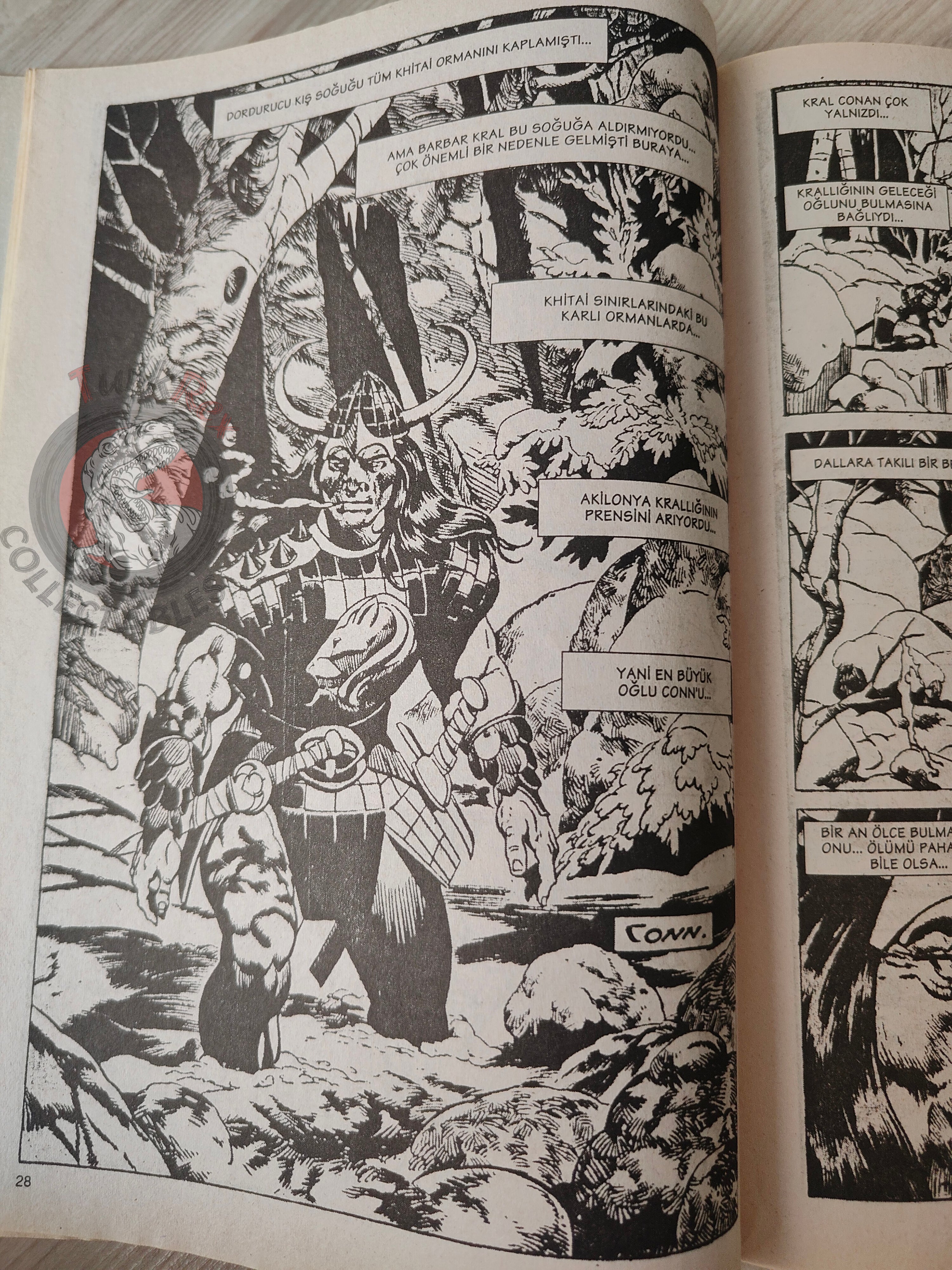 Imparator Conan #12 Conan the King #54 #55 Turkish Comic Turkey Frank Frazetta