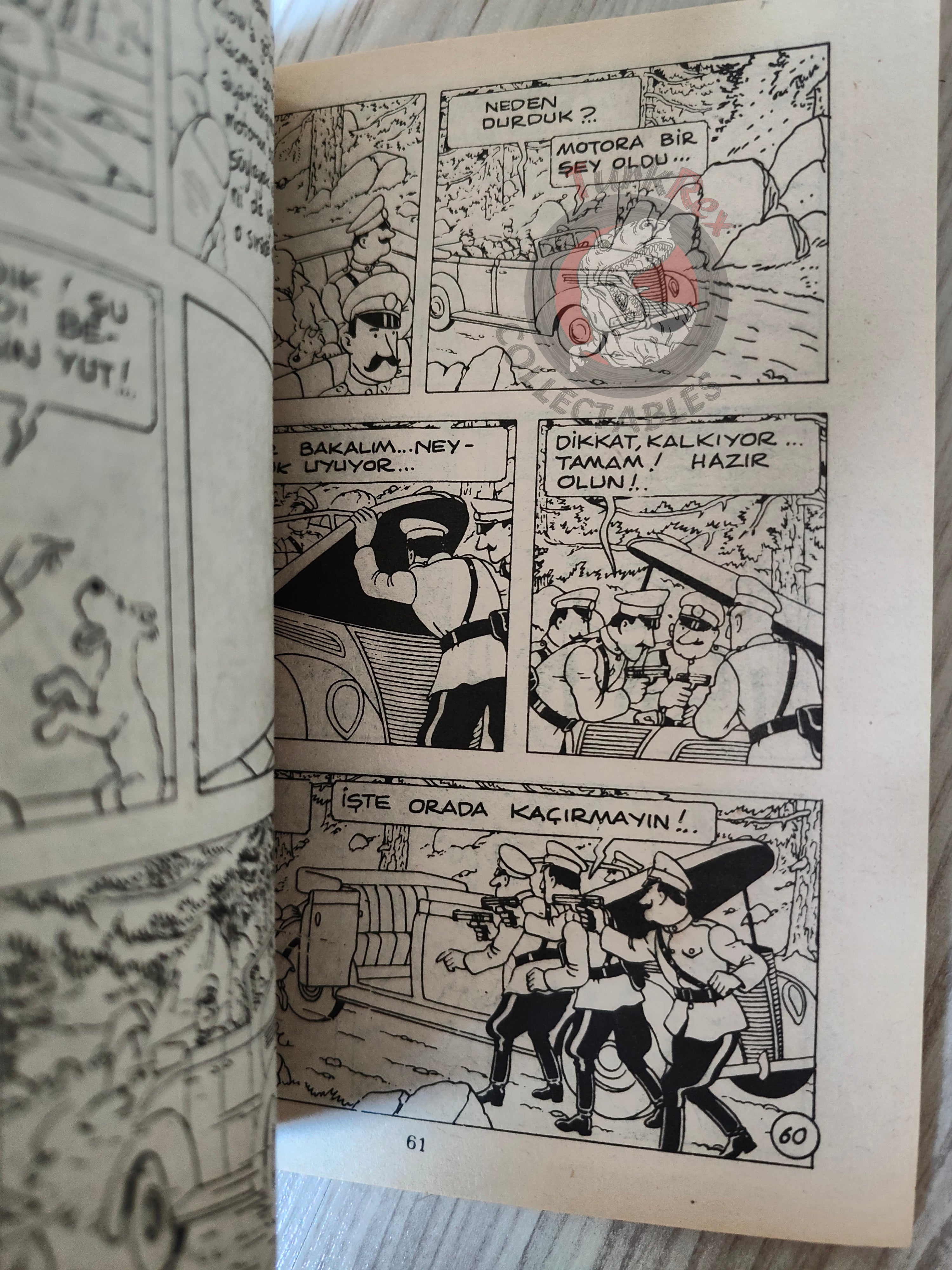 Tintin – King Ottokar’s Sceptre mid 1980s Turkish Edition Comic Turkey 2