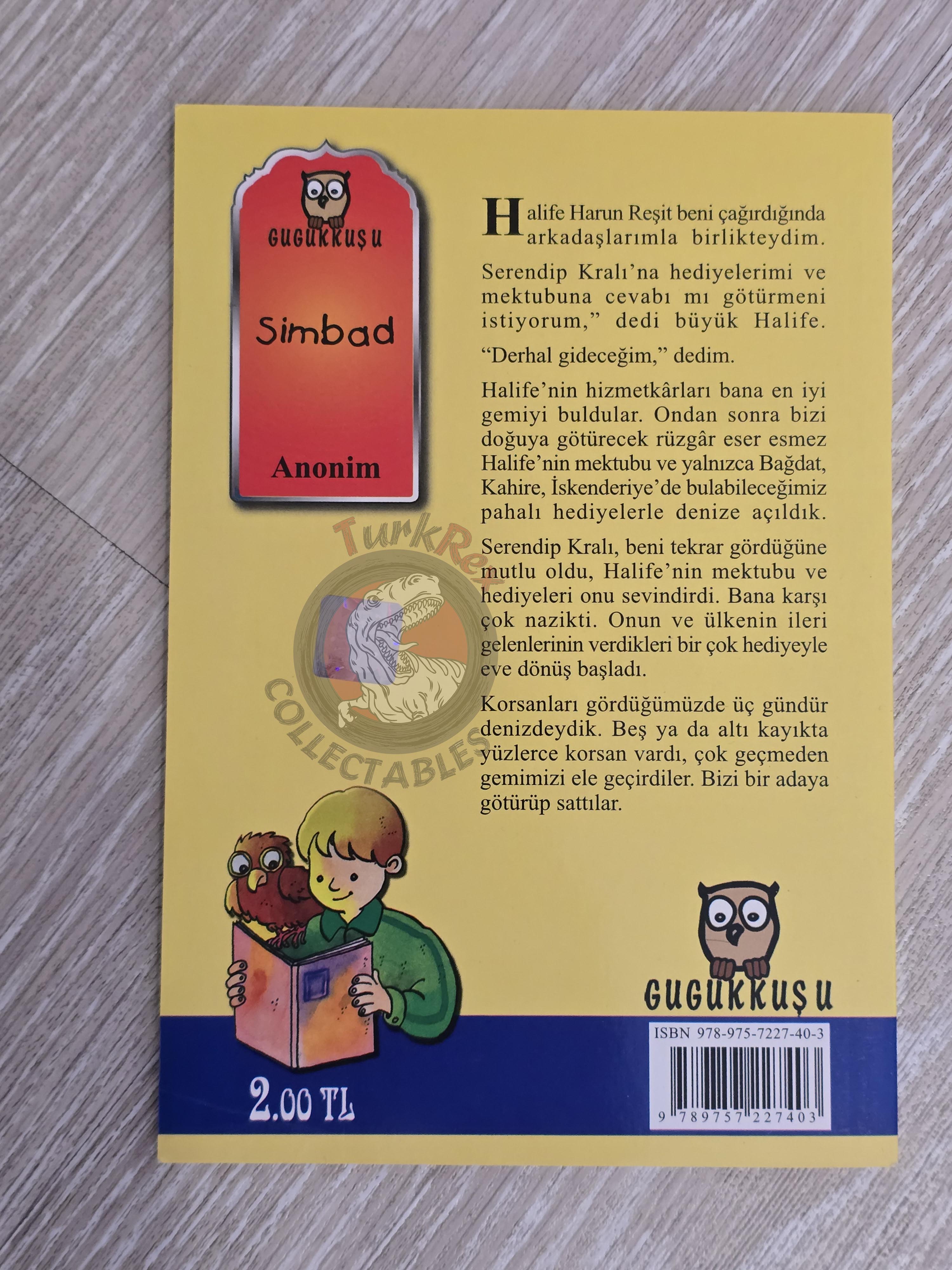 Sinbad the Sailor 2011 Turkish Book Turkey 1001 Nights Illustrated