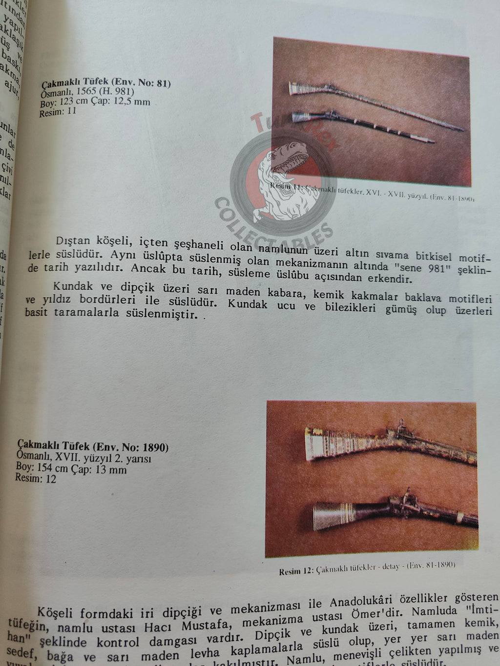 Ottoman Muskets, Pistols and Equipments 1993 Turkish Book Military Ottoman Empire