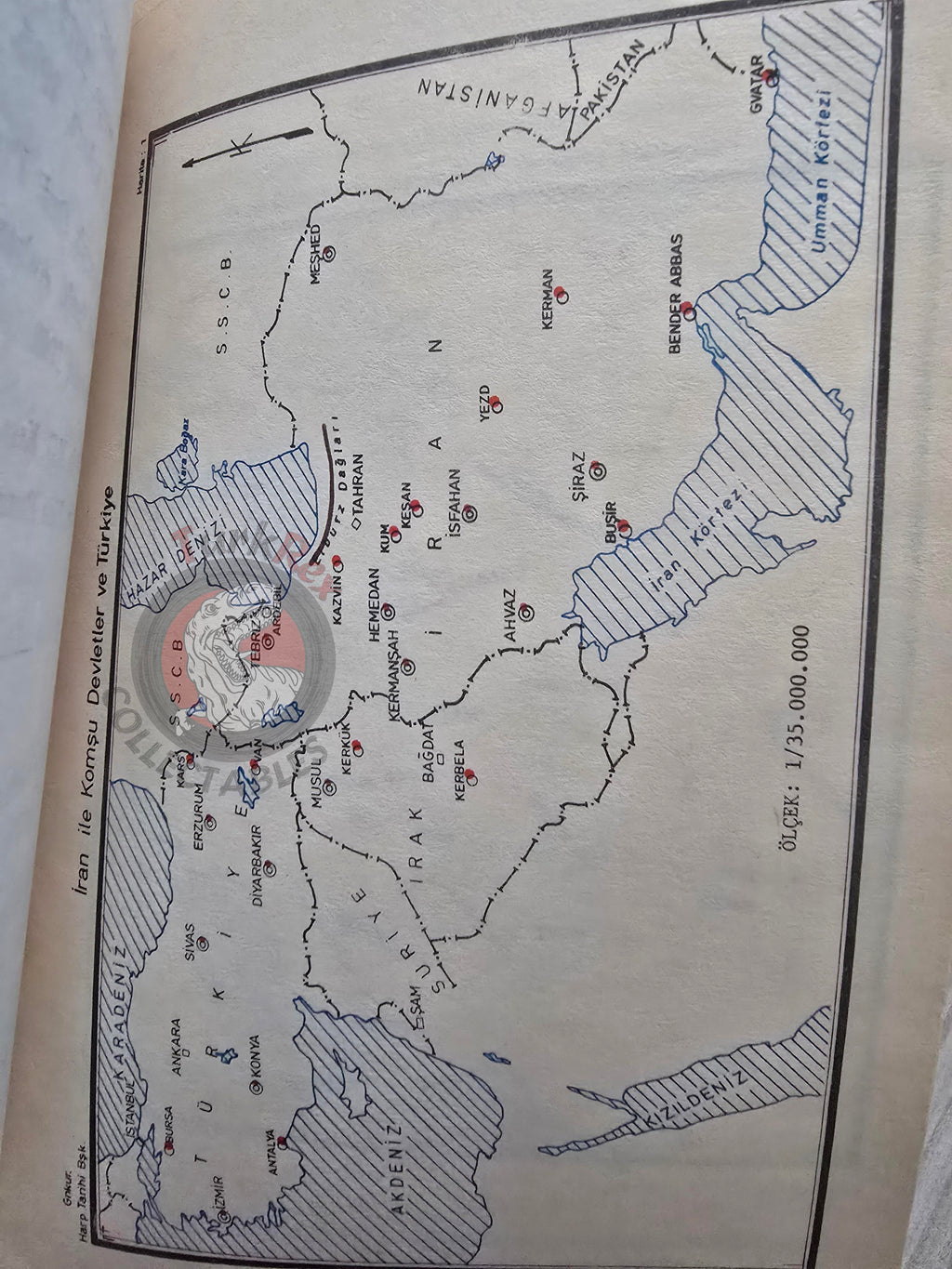 Turkish Iranian Relations in History 1976 Book Iran Turkey Persia Middle East with Maps