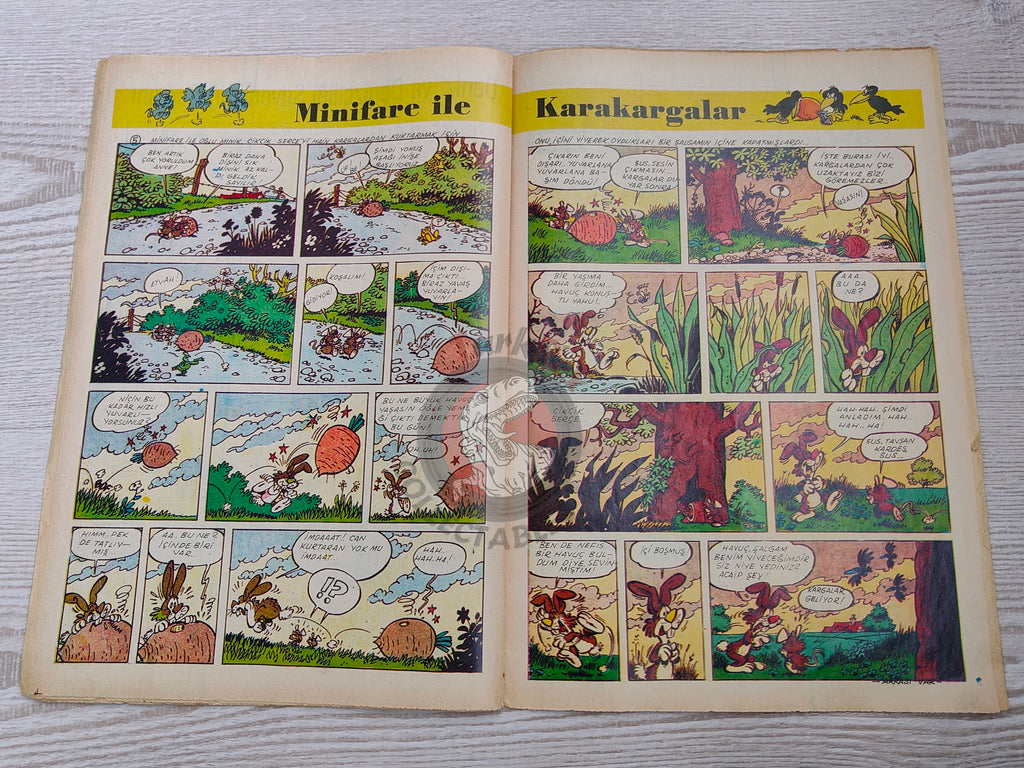 Doğan Kardeş 1969 Magazine #35 Turkish Comic Turkey Pinocchio, Captain Scarlet, Lady Penelope