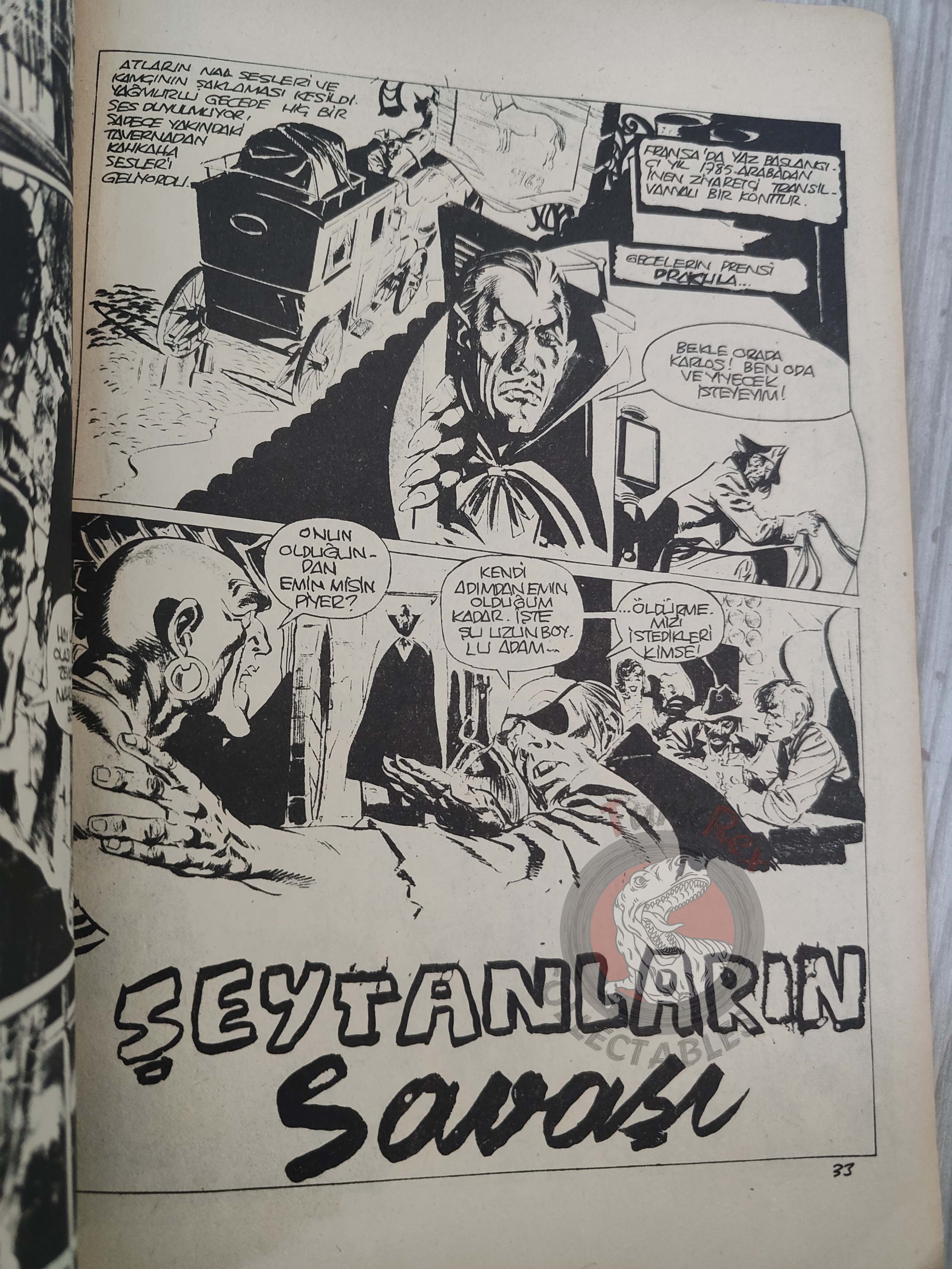 Korku June 1975 Turkish Comic Turkey Vampirella #38 Warren Creepy Eerie