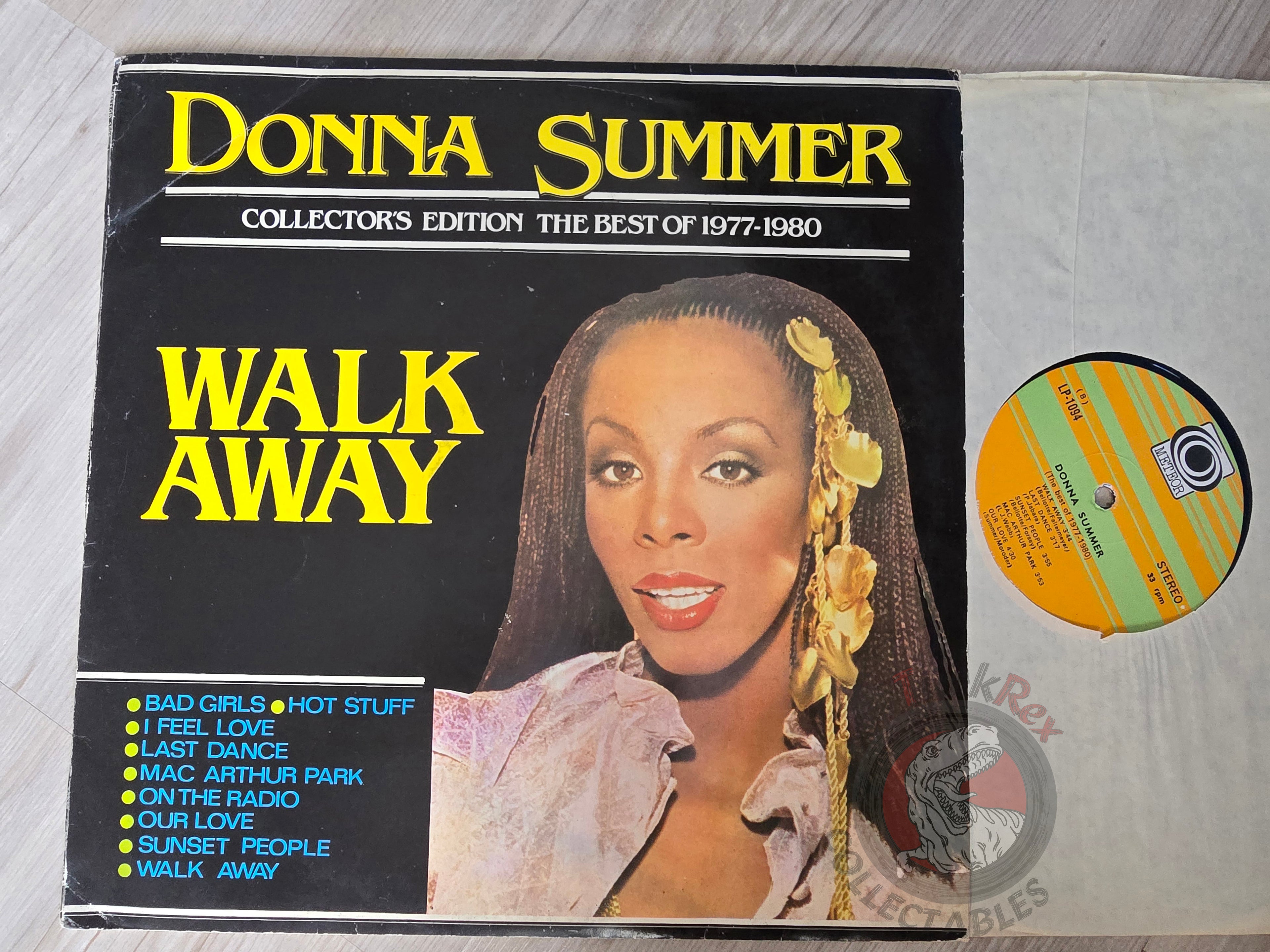 Donna Summer – Walk Away Collector's Edition Turkish Pressing Vinyl Turkey Edition