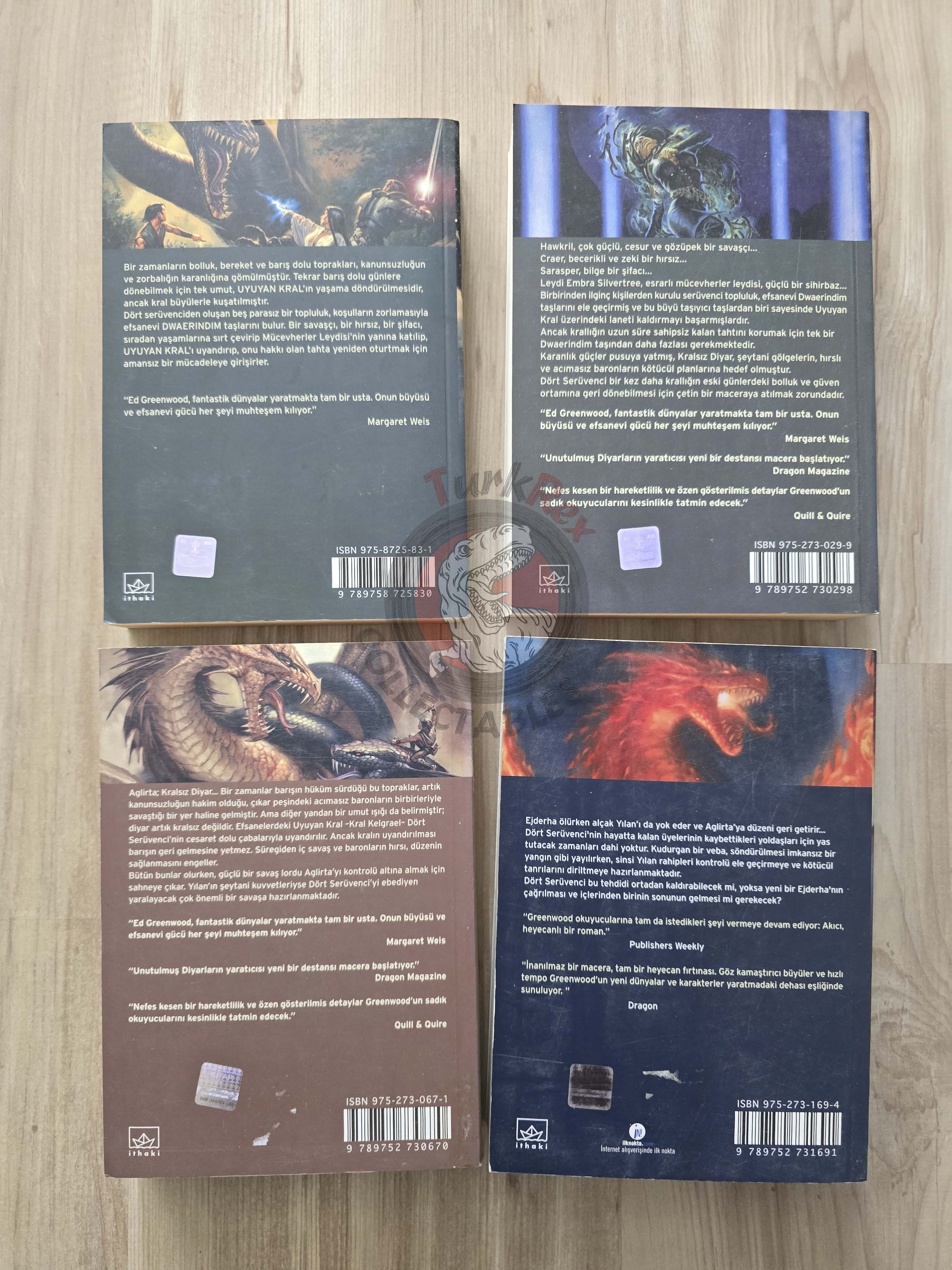 Ed Greenwood – A Band of Four Series 2004 1st Turkish Book Turkey