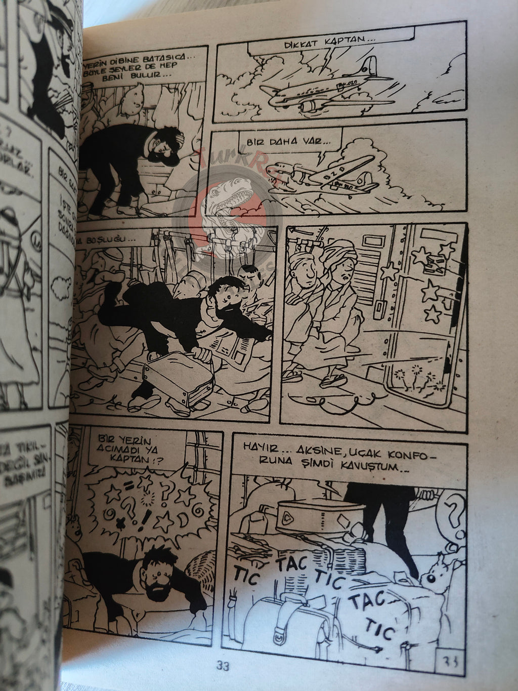 Tintin – The Red Sea Sharks  mid 1980s Turkish Edition Comic Turkey 1