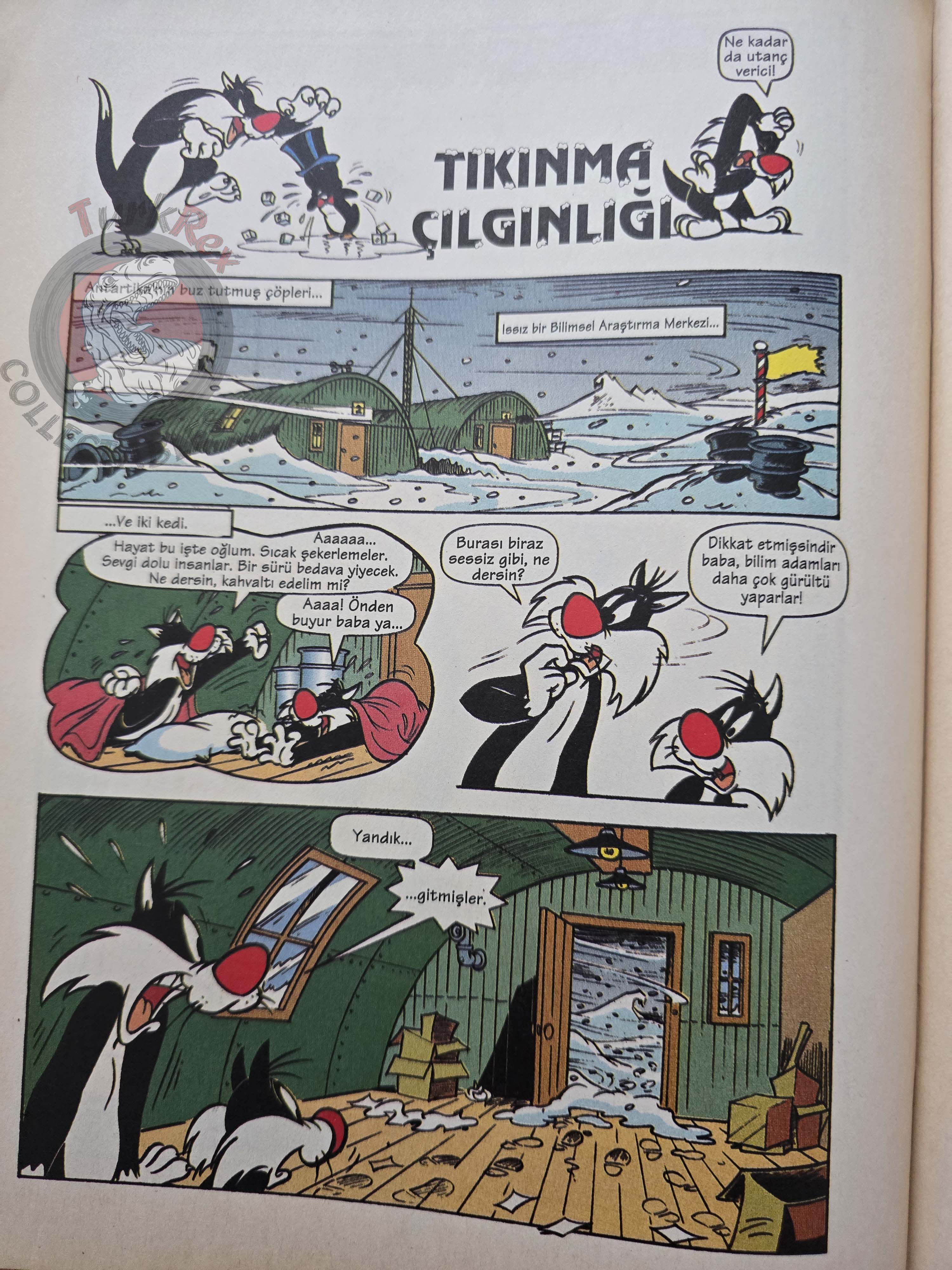 Sylvester Tweety Looney Tunes 1999 Turkish Comic Turkey Warner Bros