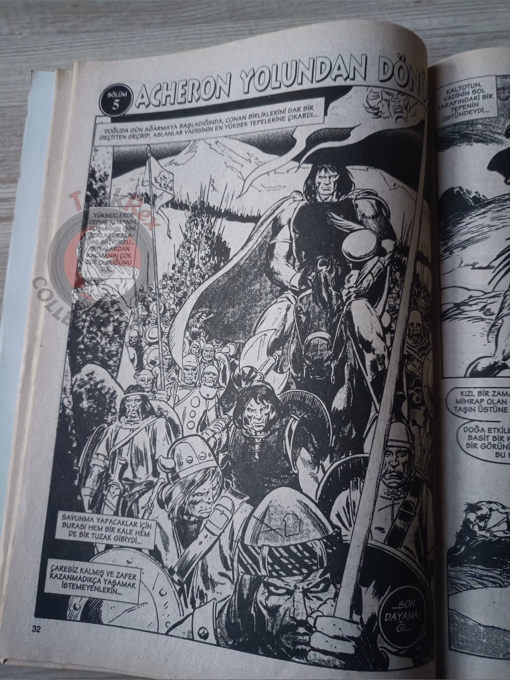 Kral Conan #12 The Savage Sword of #10 Turkish Comic Turkey King-Size Annual #4