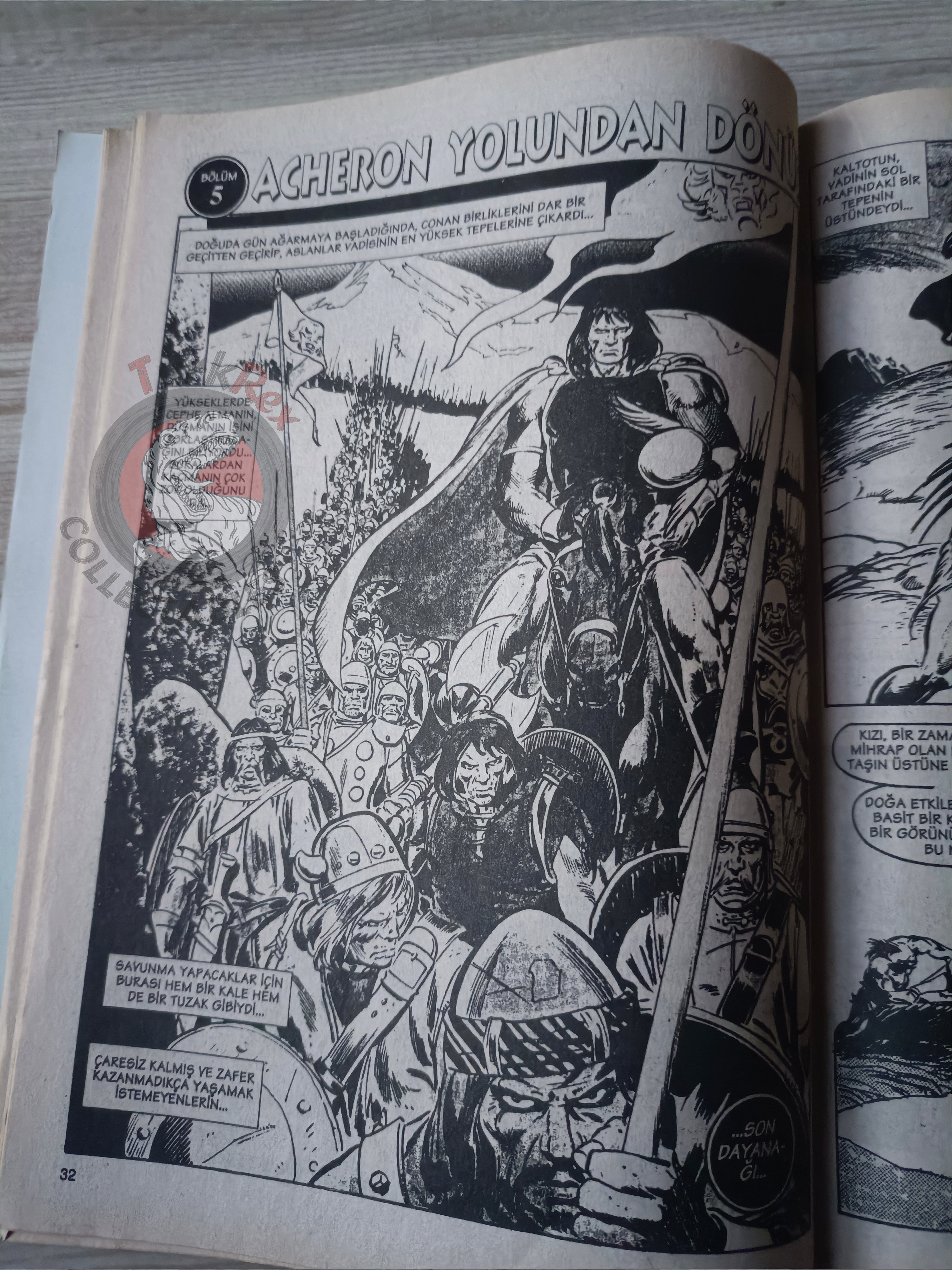 Kral Conan #12 The Savage Sword of #10 Turkish Comic Turkey King-Size Annual #4