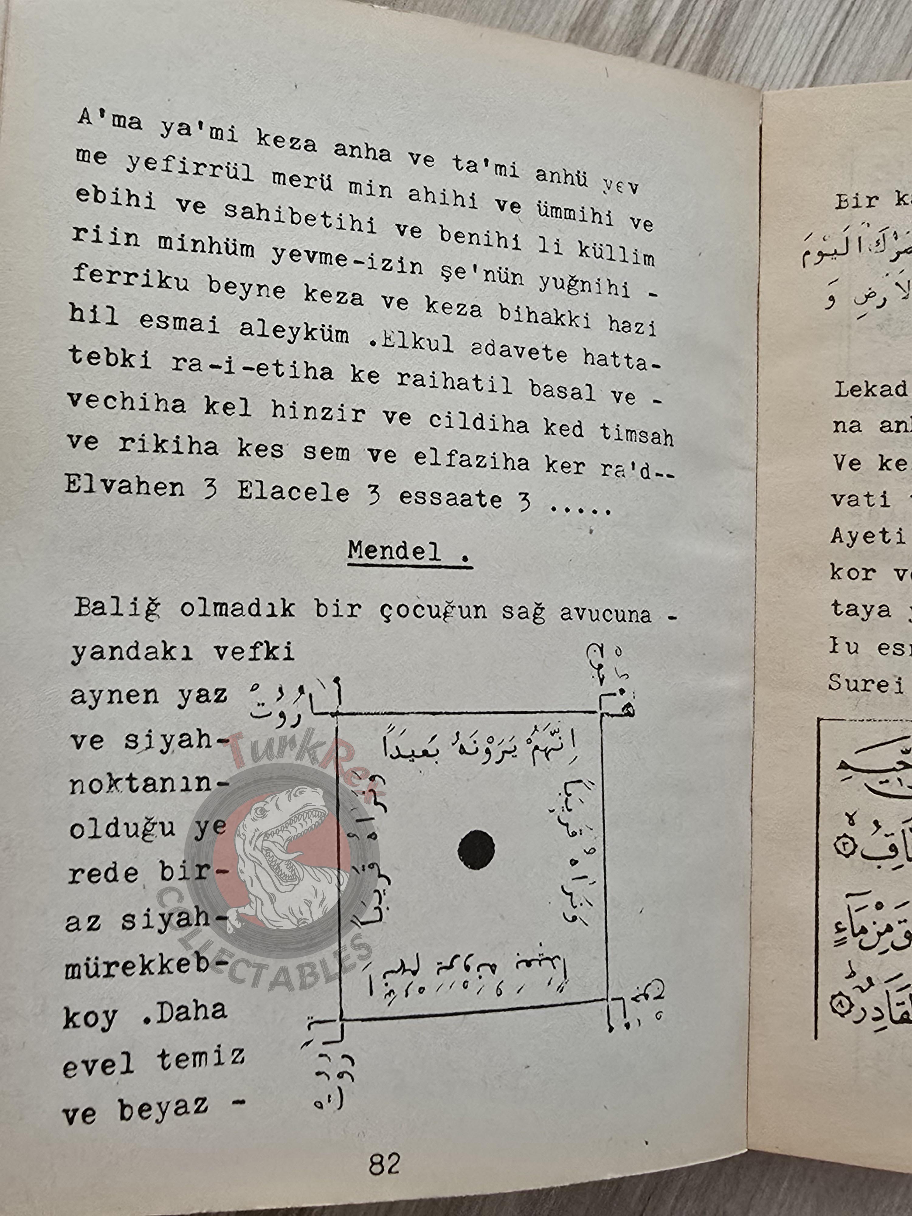 Hidden Sciences Vol 8 Islamic Occult Havass Vefq Spells Charm Turkish Book Islam Talisman