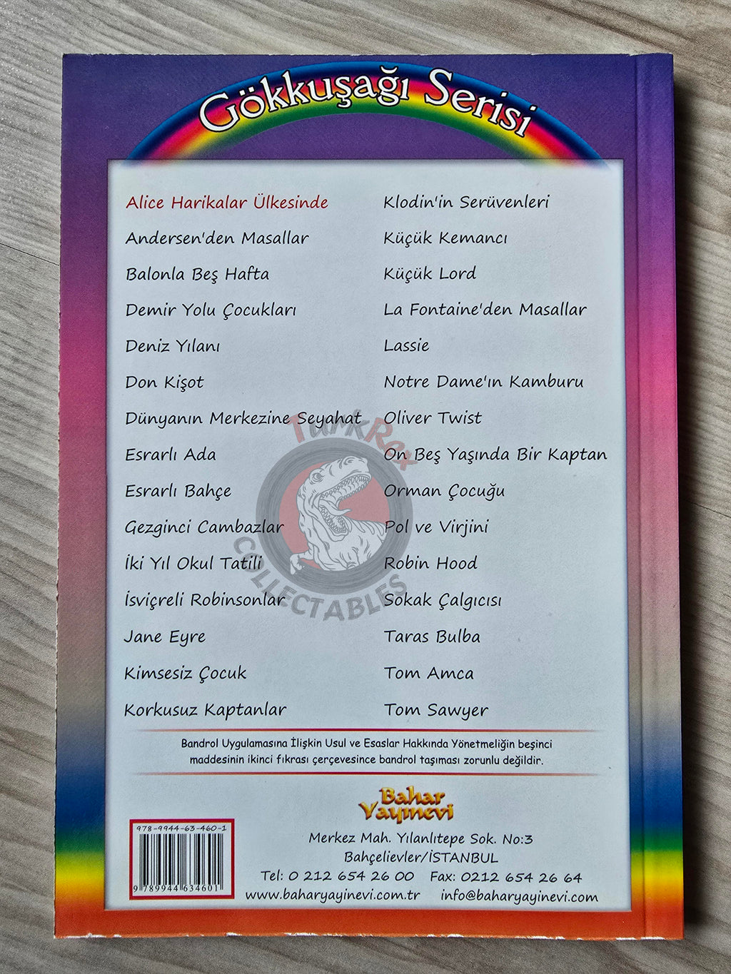 Lewis Carroll – Alice in Wonderland 2010 Turkish Book Turkey Illustrated 2