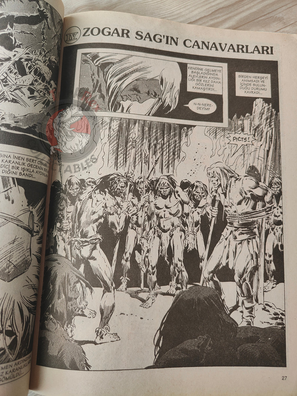 Kral Conan #1 The Savage Sword of #26 #27 Turkish Comic Turkey