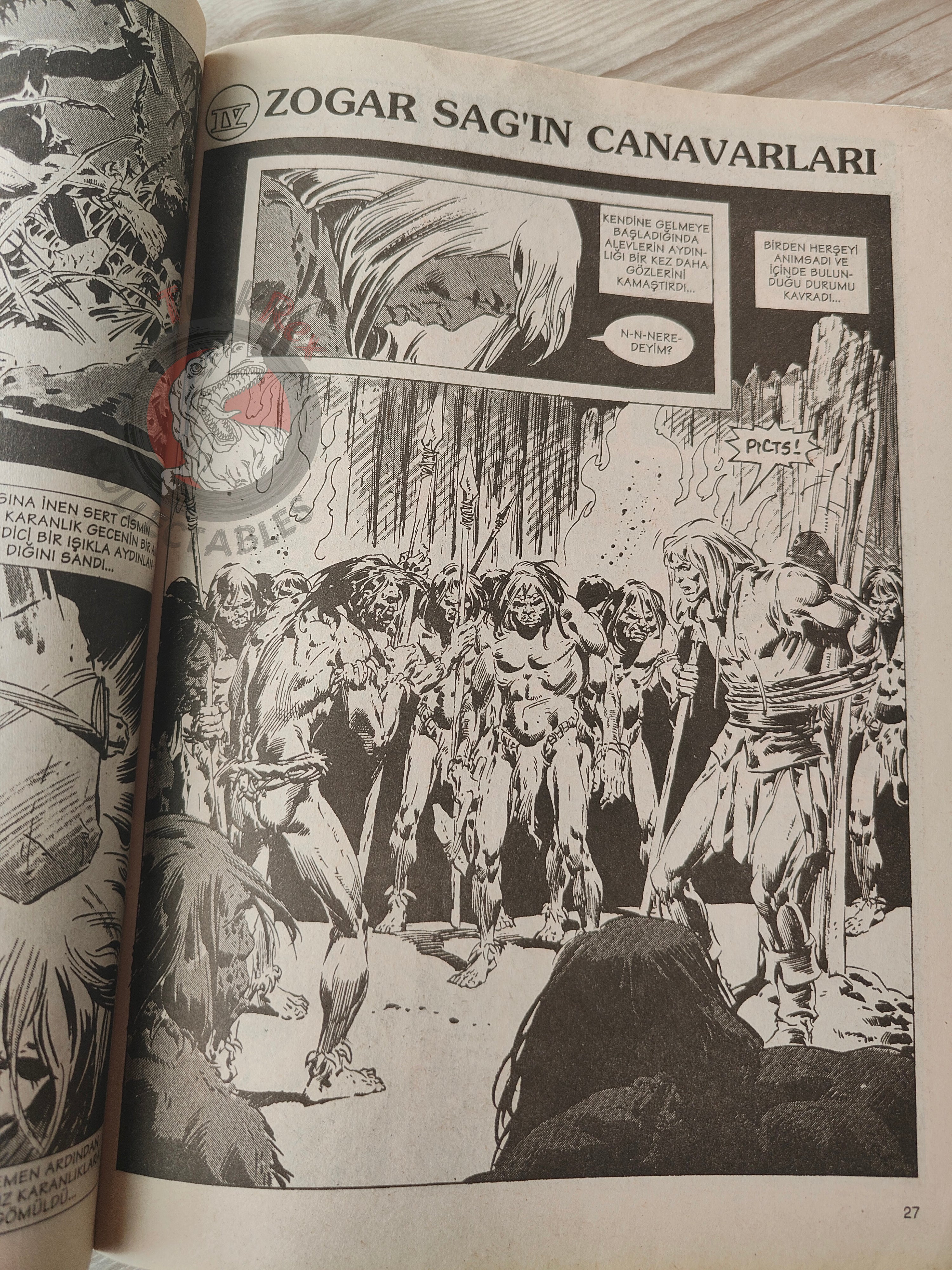 Kral Conan #1 The Savage Sword of #26 #27 Turkish Comic Turkey