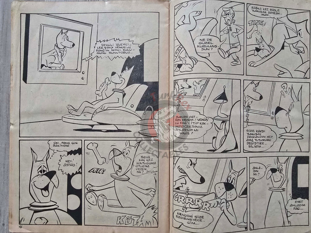 TV Heroes #22 The Jetsons Pink Panther Blondie Turkish Comic Turkey Vicky the Viking