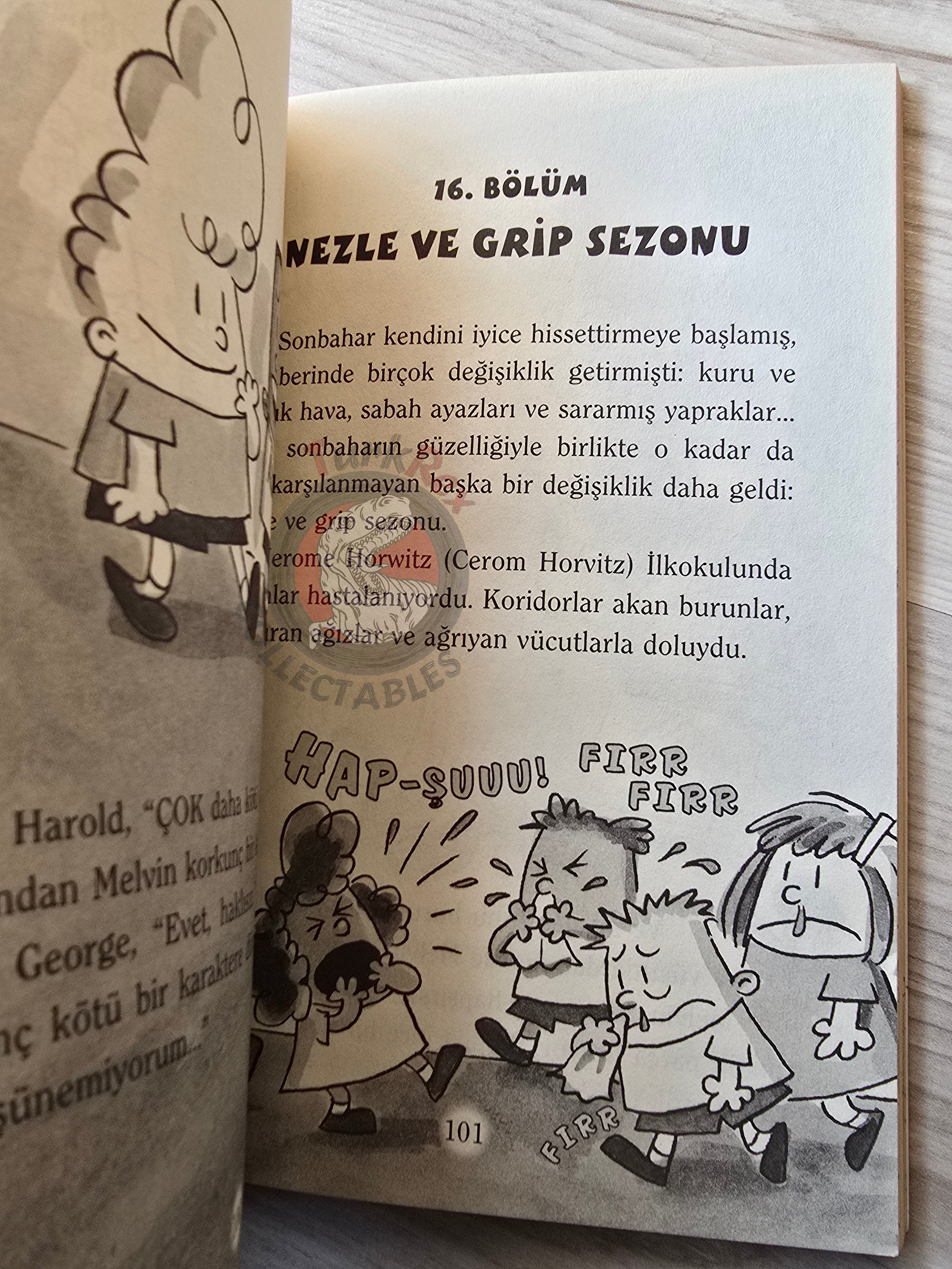 Captain Underpants and the Big, Bad Battle of the Bionic Booger Boy Turkish Turkey Dav Pilkey