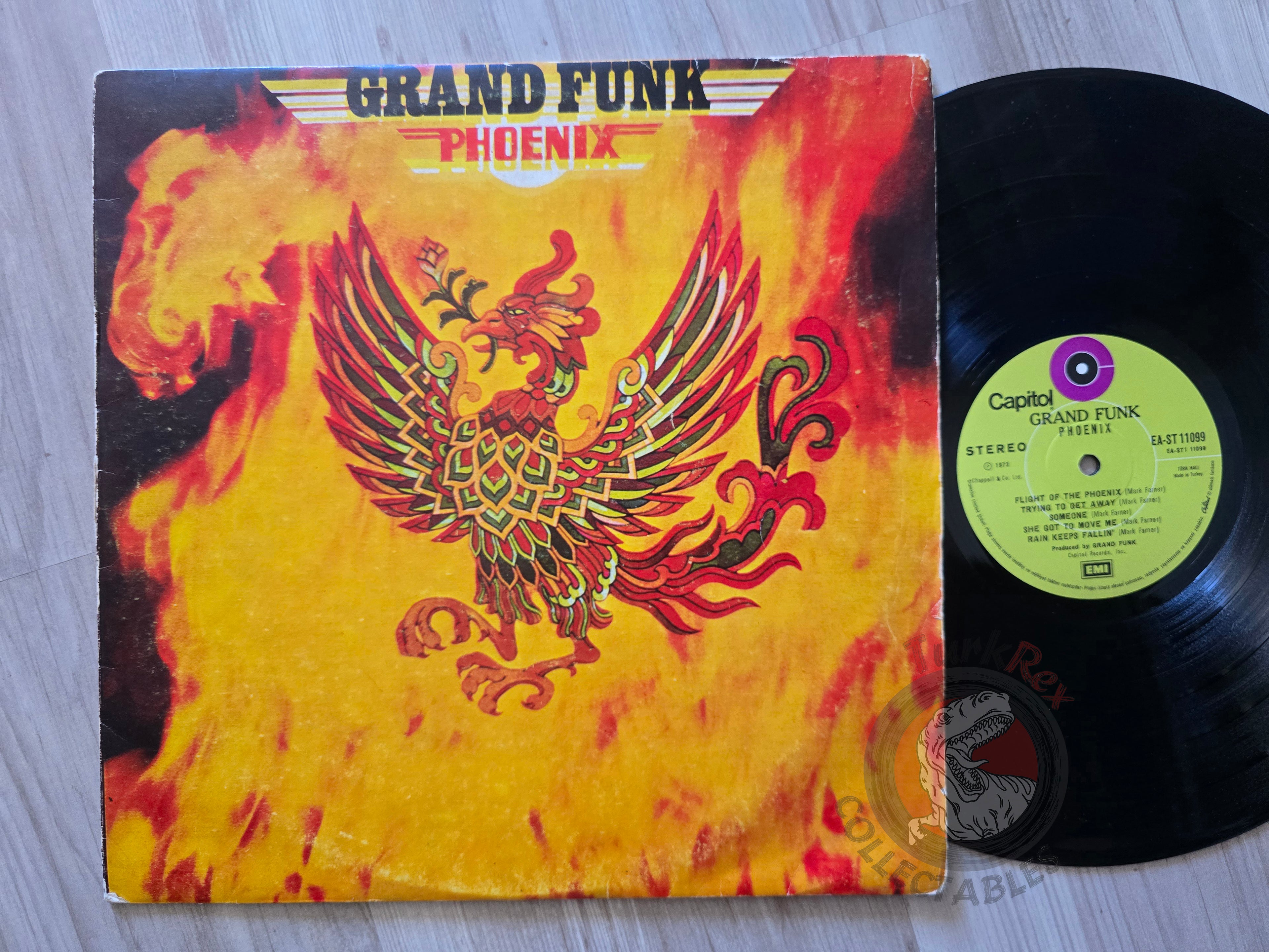 Grand Funk Railroad – Phoenix Turkish Pressing Vinyl Turkey Edition