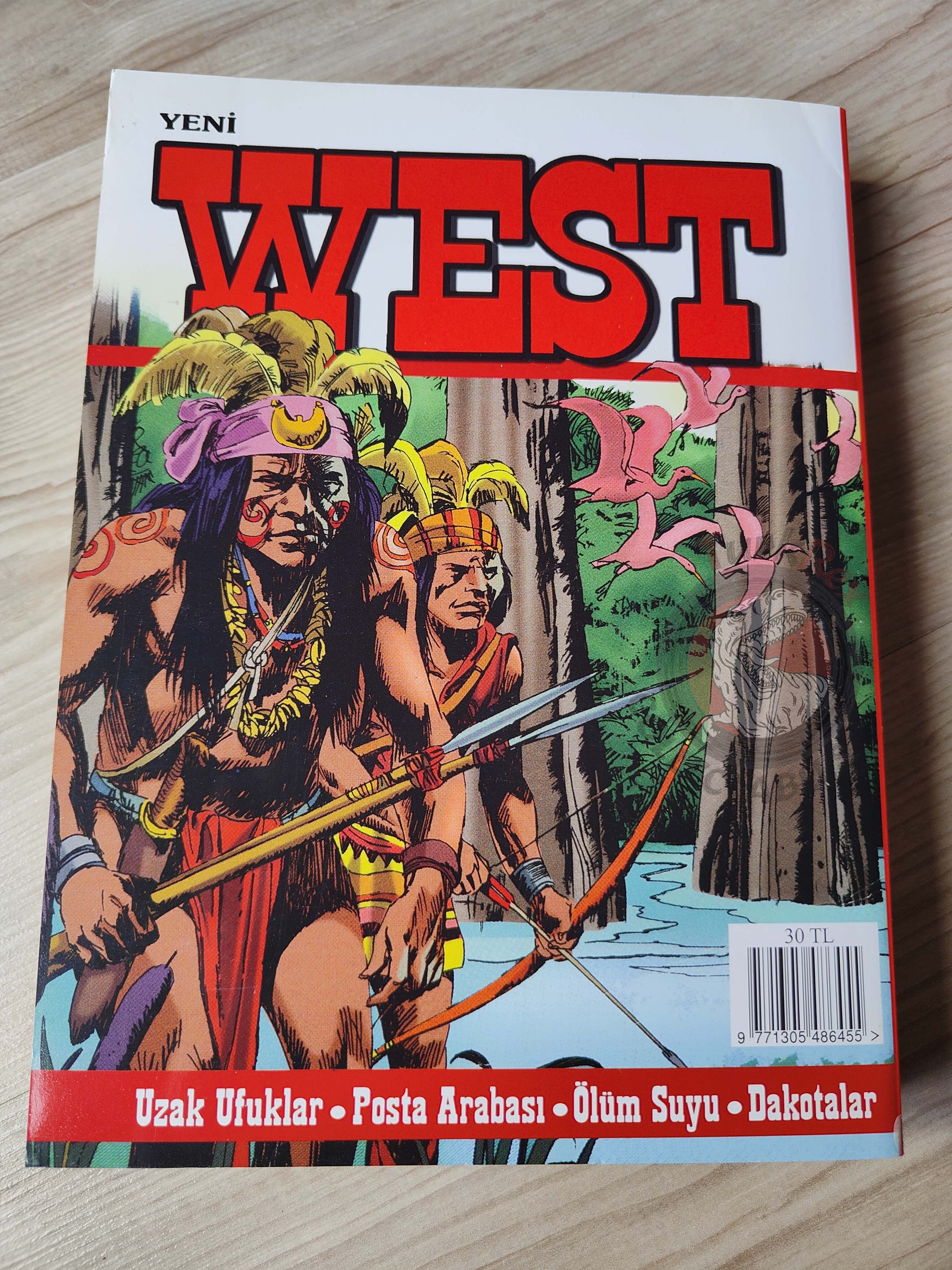 Storia del West Vol #5 Orizzonti lontani Turkish Comic Turkey #17 #18 #19 #20