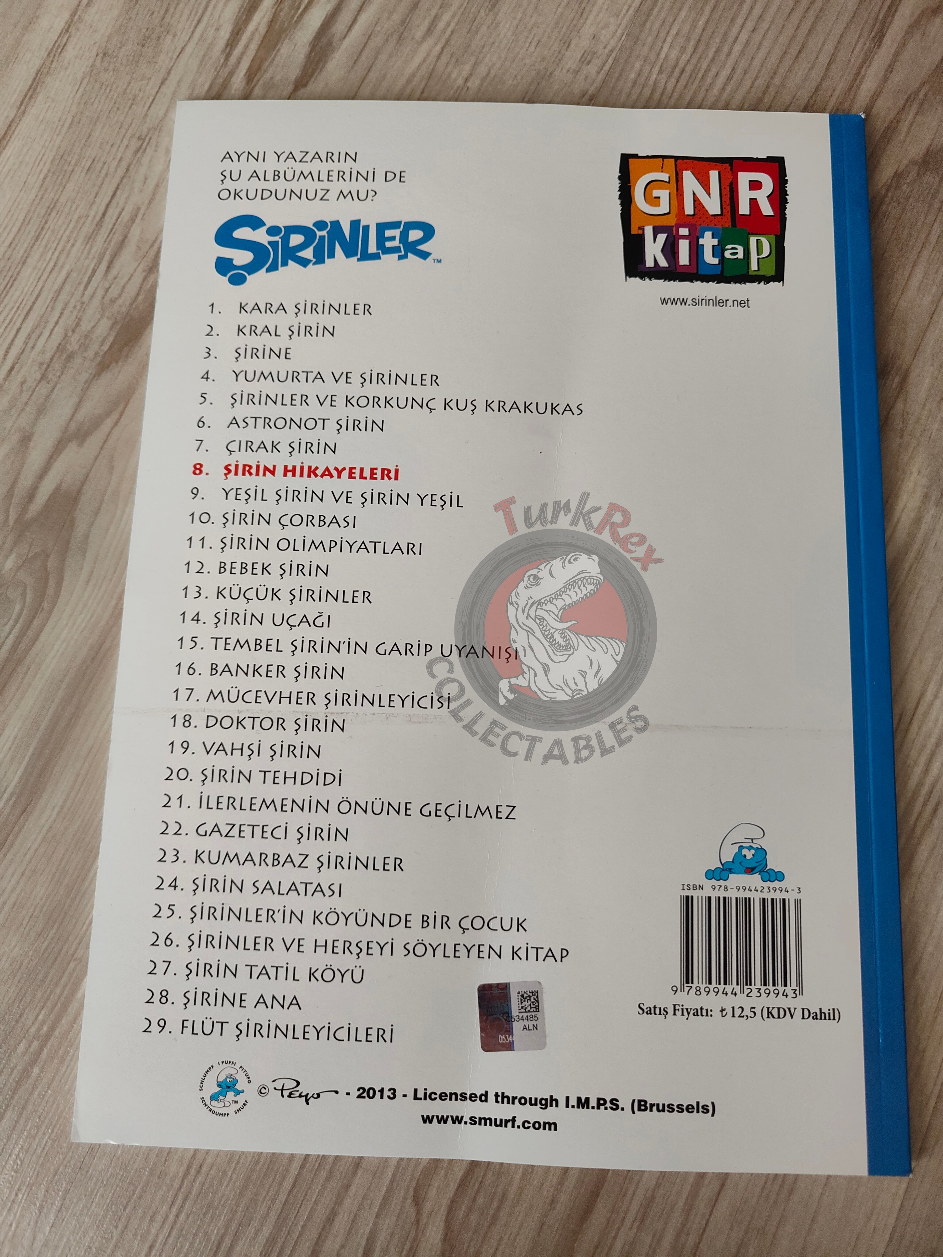 The Smurfs #8 Stories of the Smurfs2013 Turkish Comic Turkey Schtroumpf
