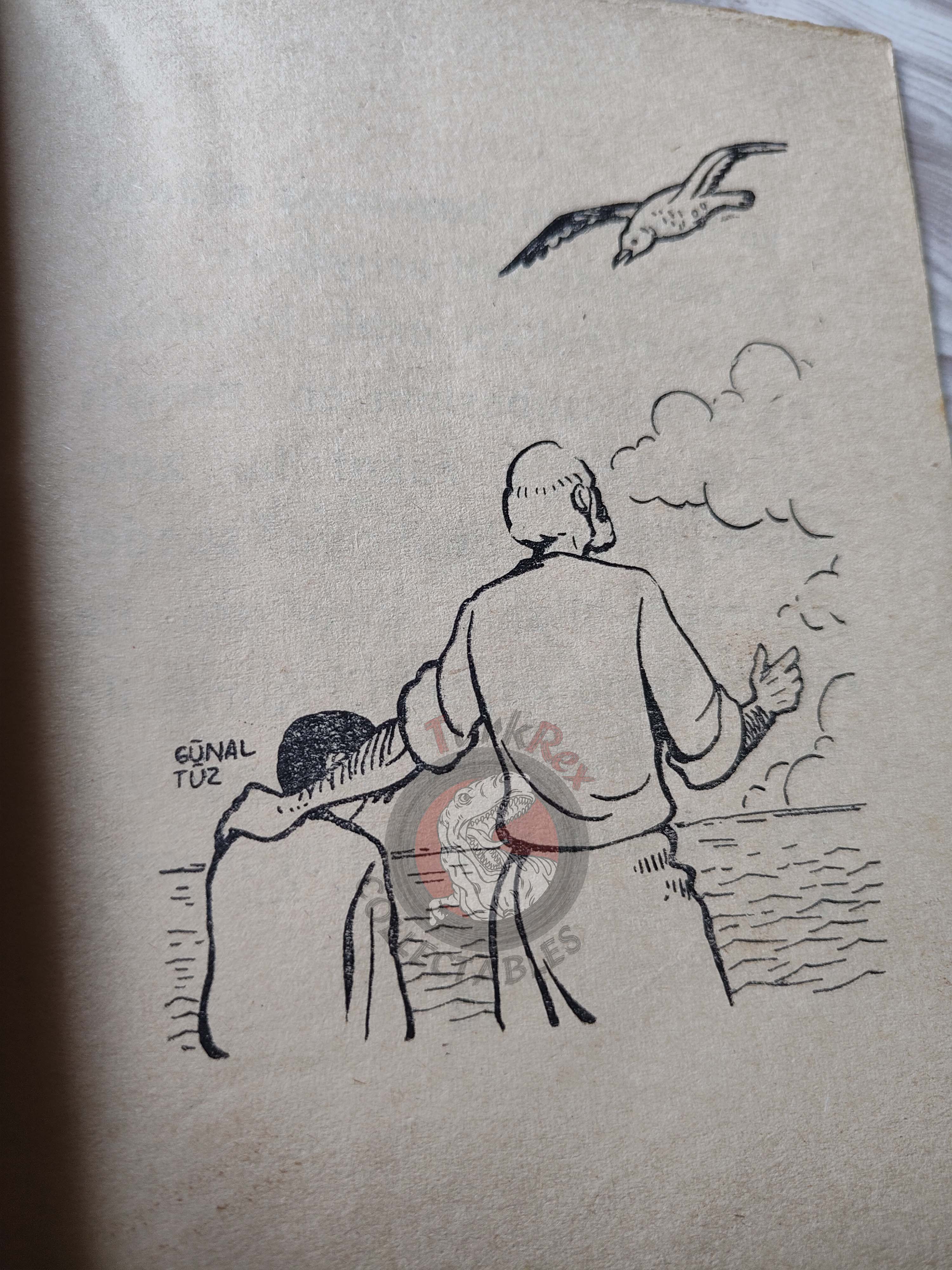 Ernest Hemingway – The Old Man and the Sea 1962 Illustrated Turkish Book Turkey