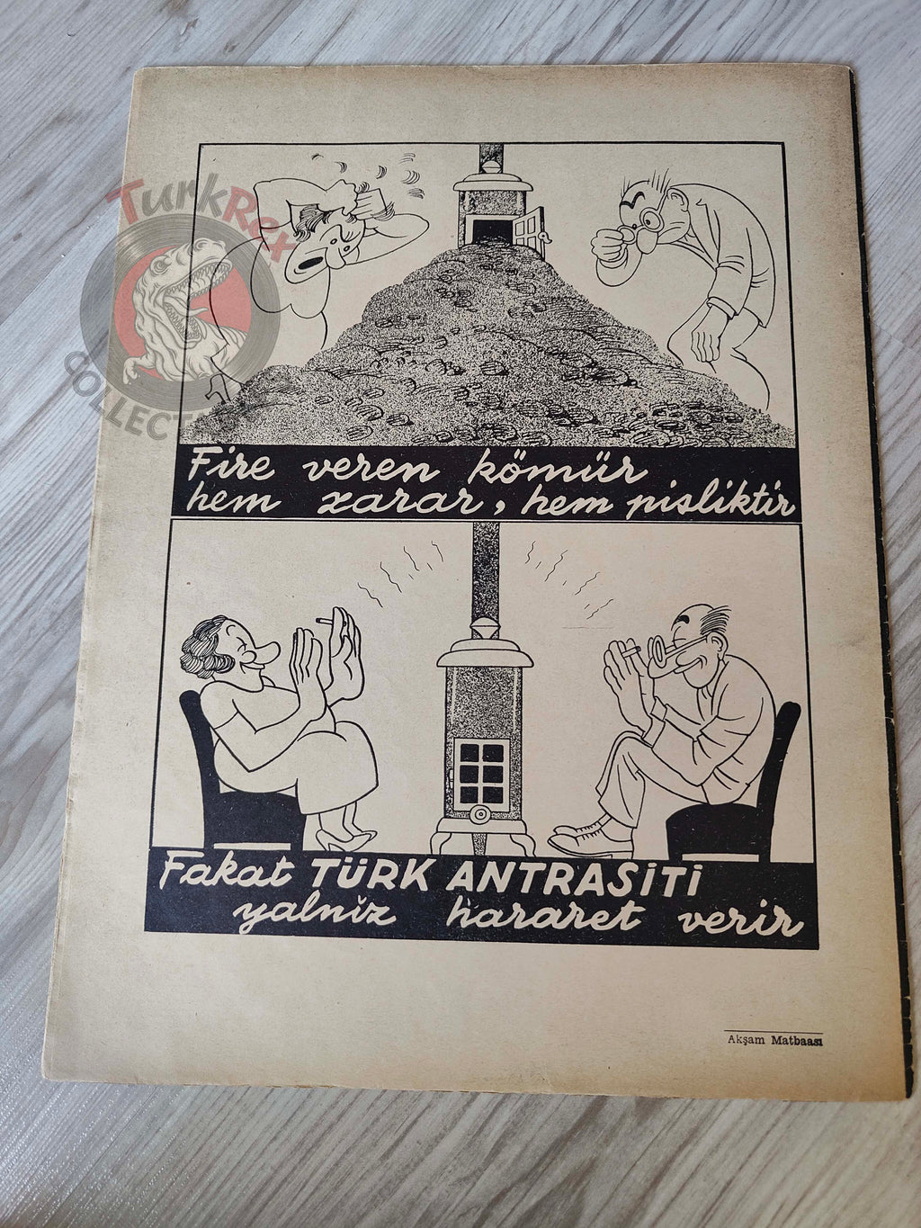 Akbaba 1936 Humor Magazine Turkish Turkey The Trumpet of Israfil Hitler WW2 era War