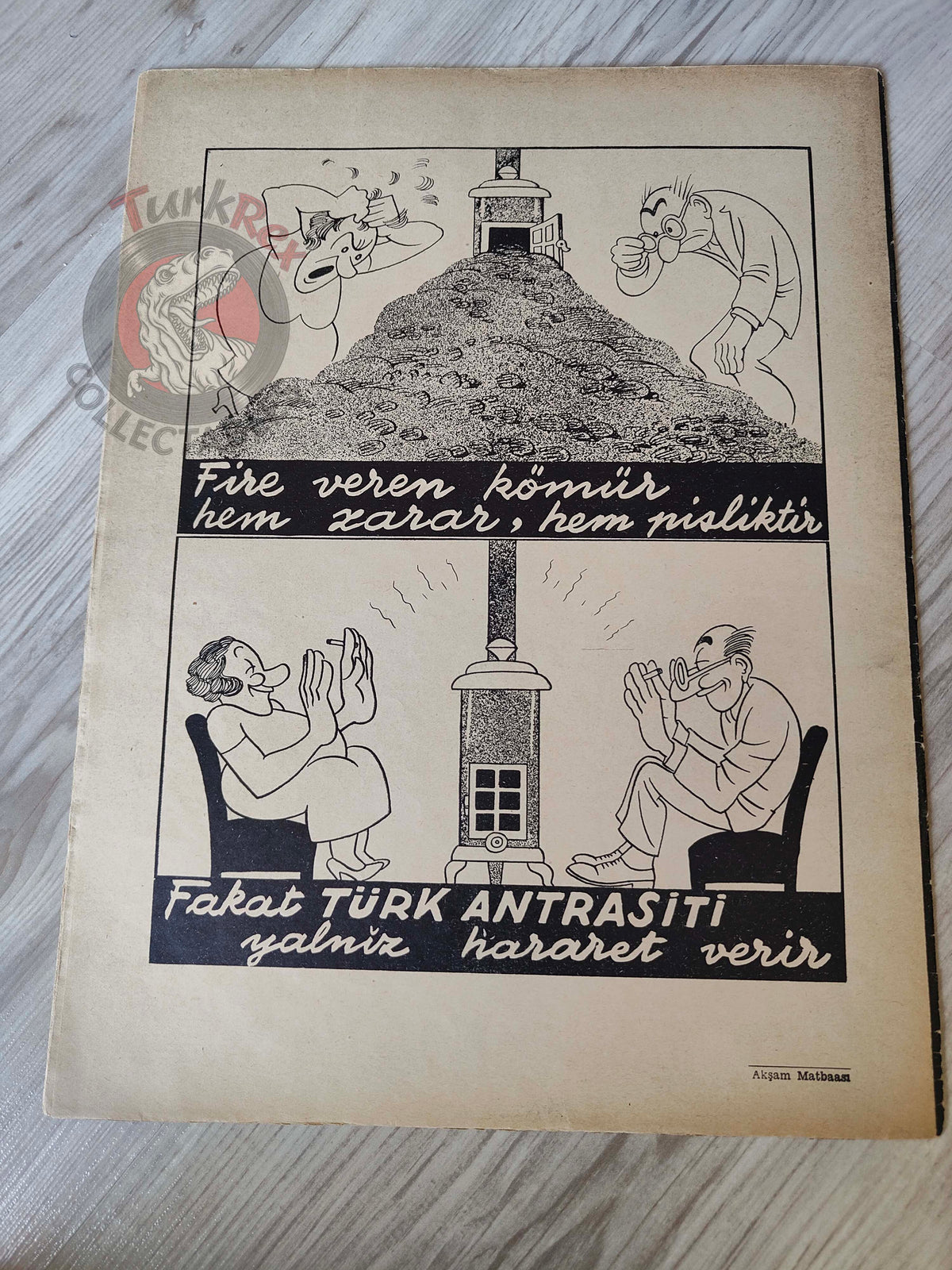 Akbaba 1936 Humor Magazine Turkish Turkey The Trumpet of Israfil Hitler WW2 era War