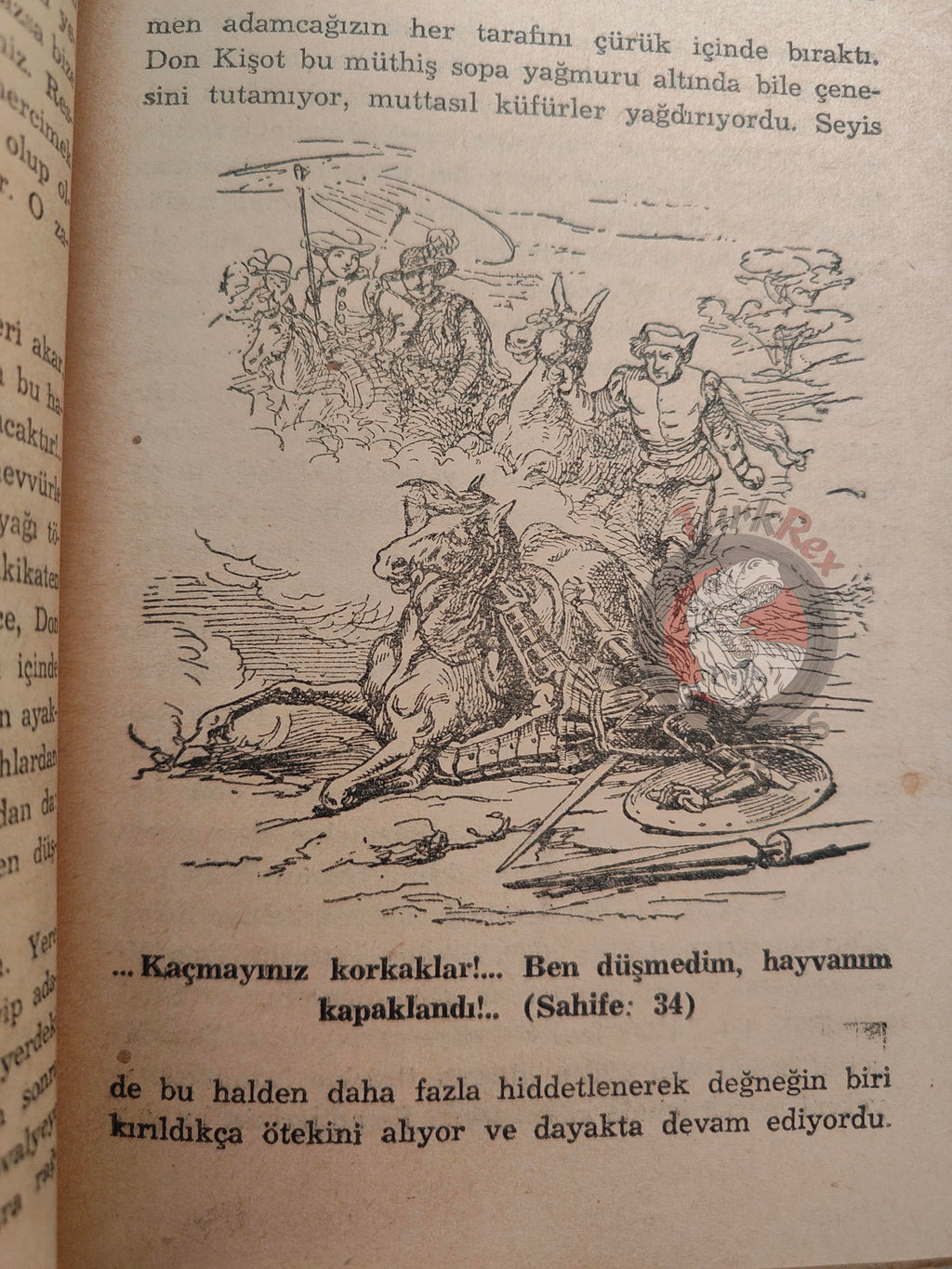 Miguel de Cervantes – Don Quixote 1960s Turkish Book Turkey Illustrated