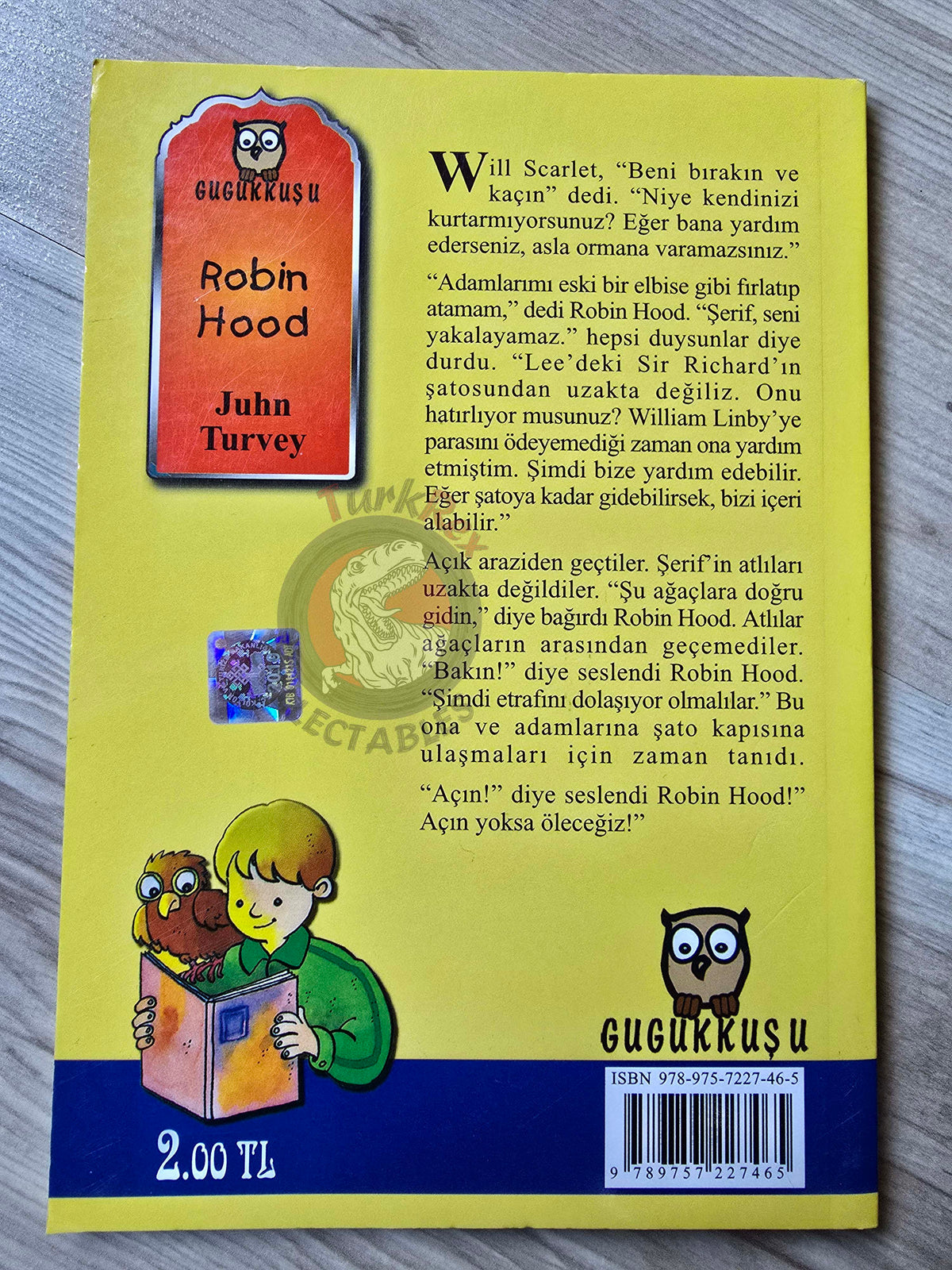 Robin Hood – John Turvey 2011 Turkish Book Turkey Illustrated