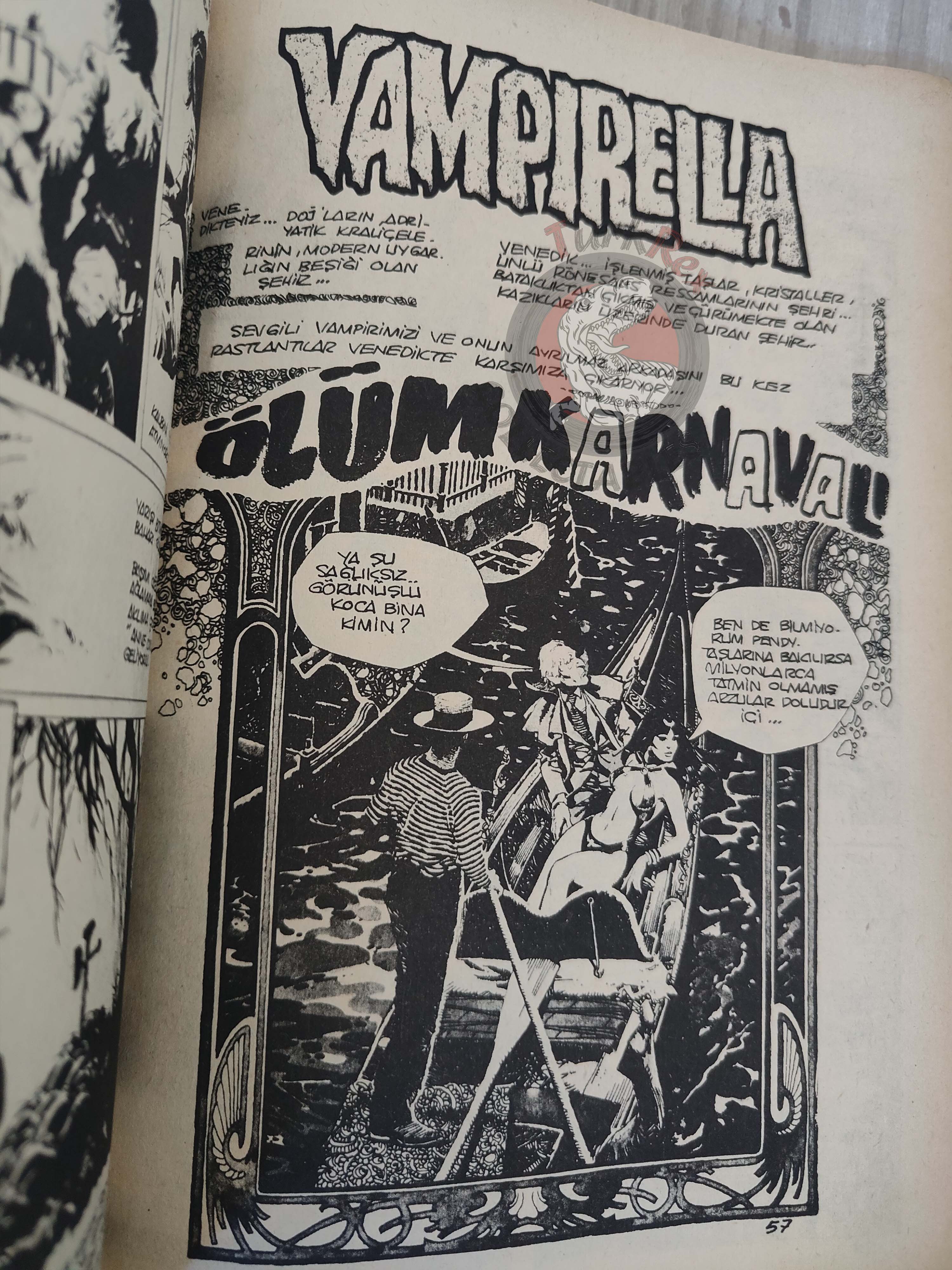 Korku April 1975 Turkish Comic Turkey Vampirella #34 Warren Creepy Eerie Enrich