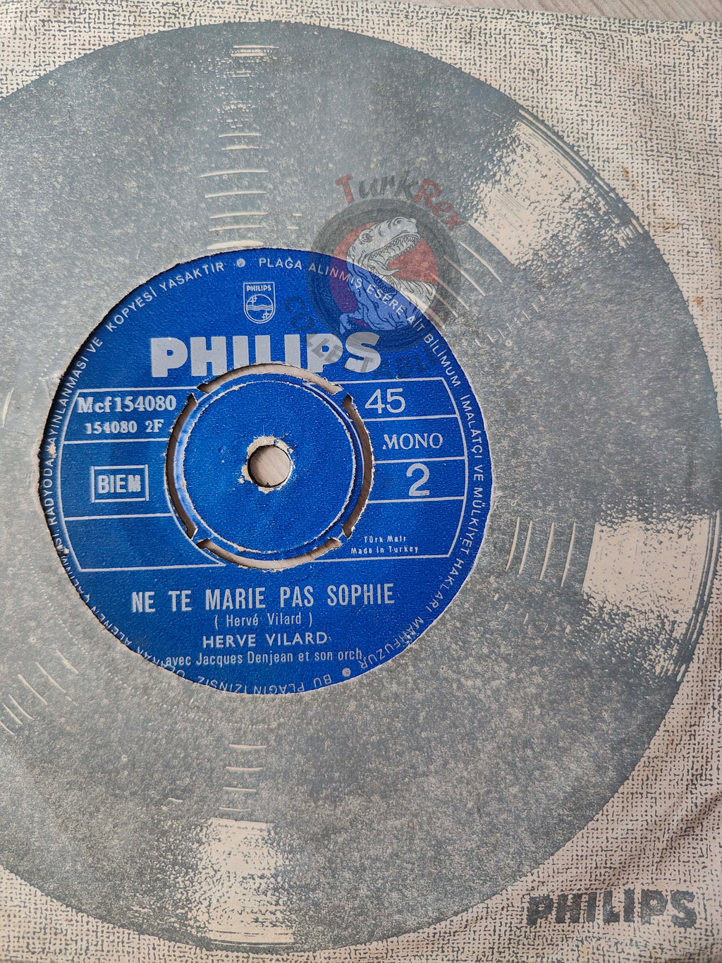 Hervé Vilard – Mourir Ou Vivre 7" Turkish Pressing Vinyl Turkey Edition