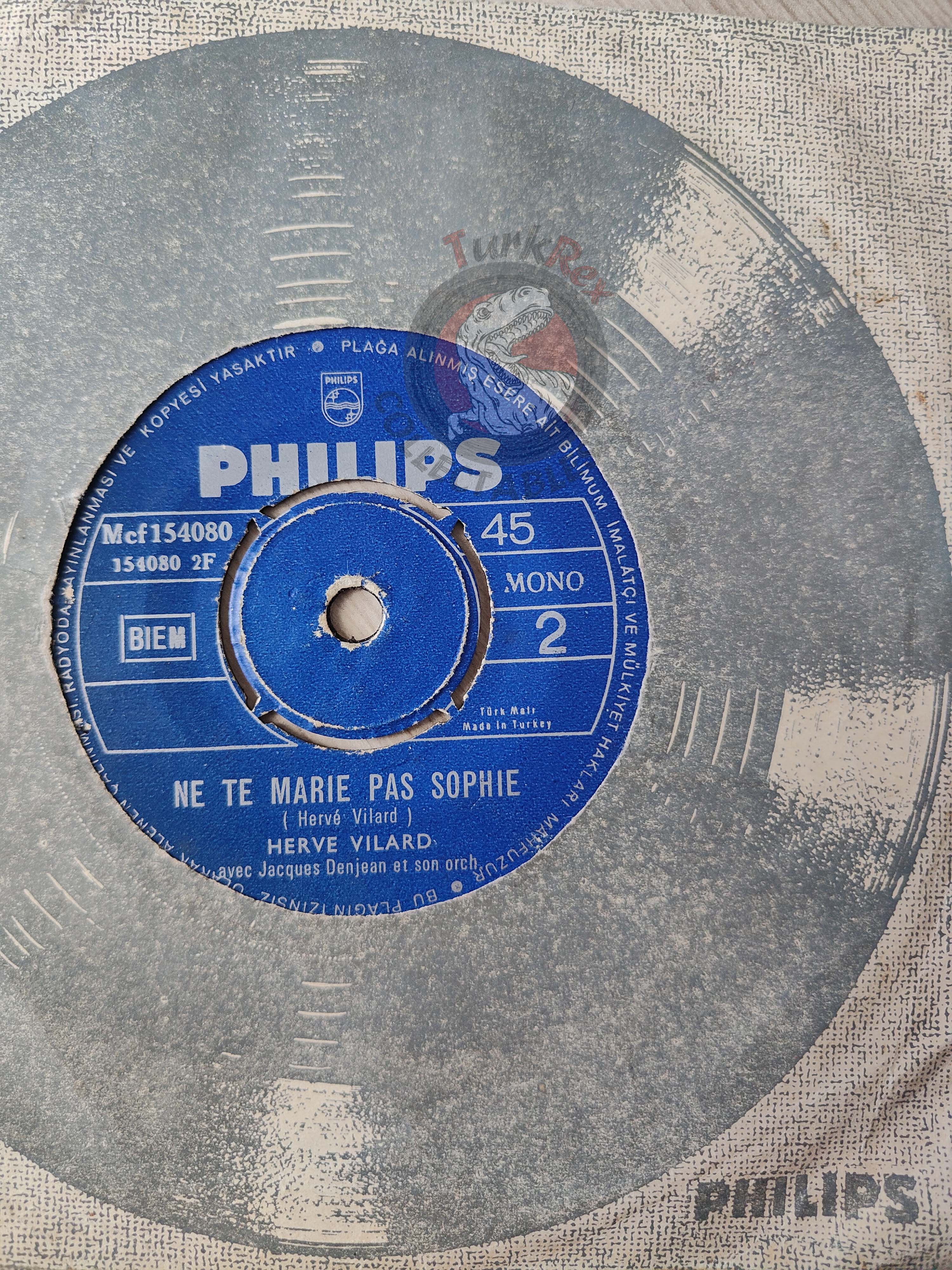 Hervé Vilard – Mourir Ou Vivre 7" Turkish Pressing Vinyl Turkey Edition
