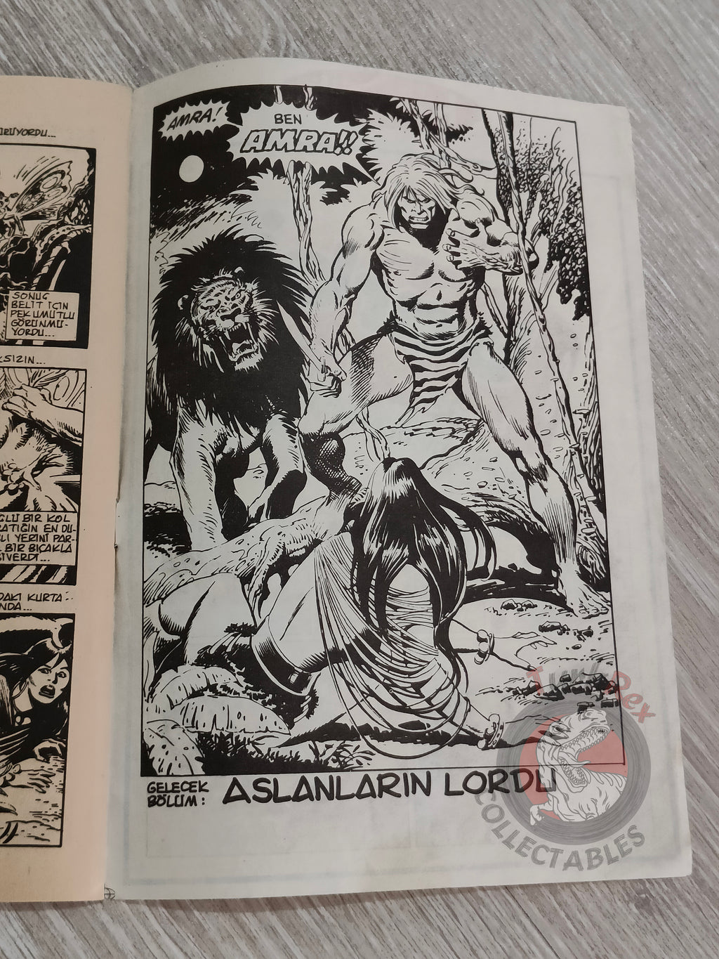 Conan #4 Turkish Comic Turkey Conan the Barbarian #61 Amra 1984