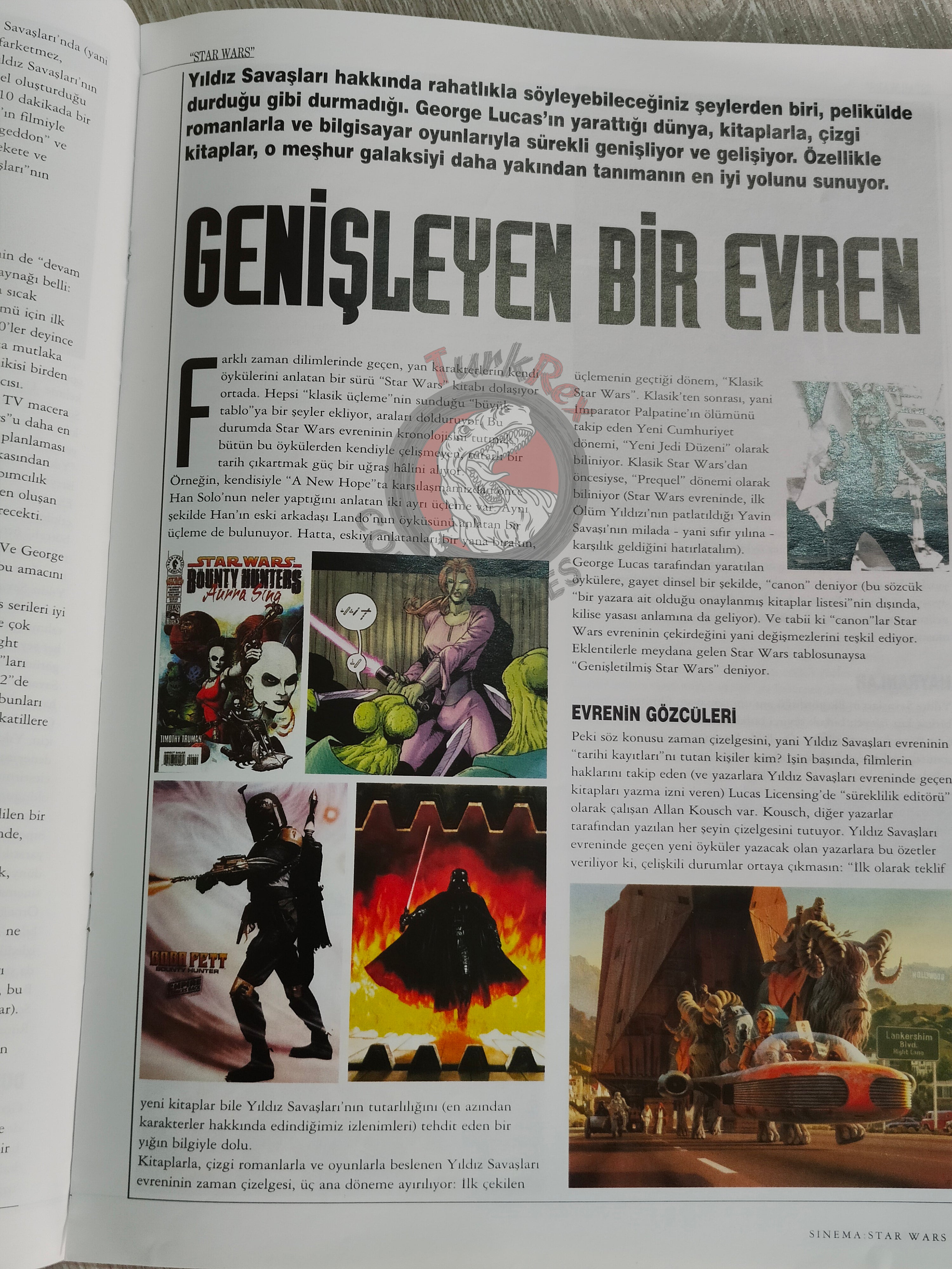 Star Wars – Episode I: The Phantom Menace 1999 Special Companion Book Turkish Turkey