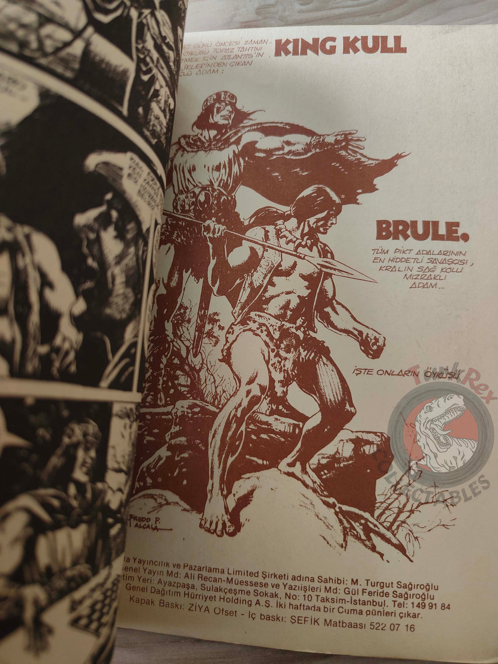 Kull the Conqueror #1 1985 Turkish Comic Turkey #2 Bizarre Adventures #26 SSOC #55