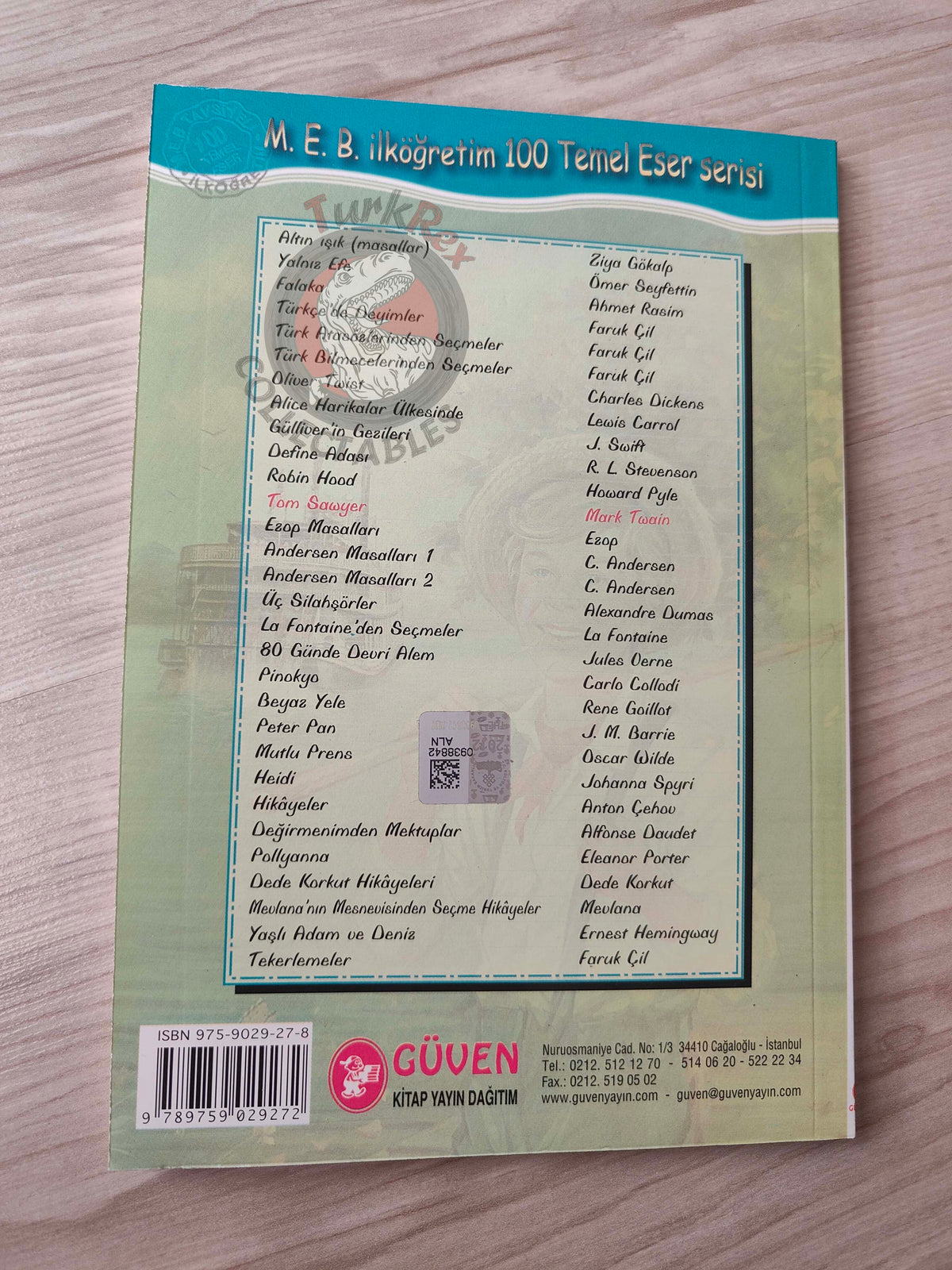 Mark Twain – Tom Sawyer 2005 Turkish Book Turkey Illustrated