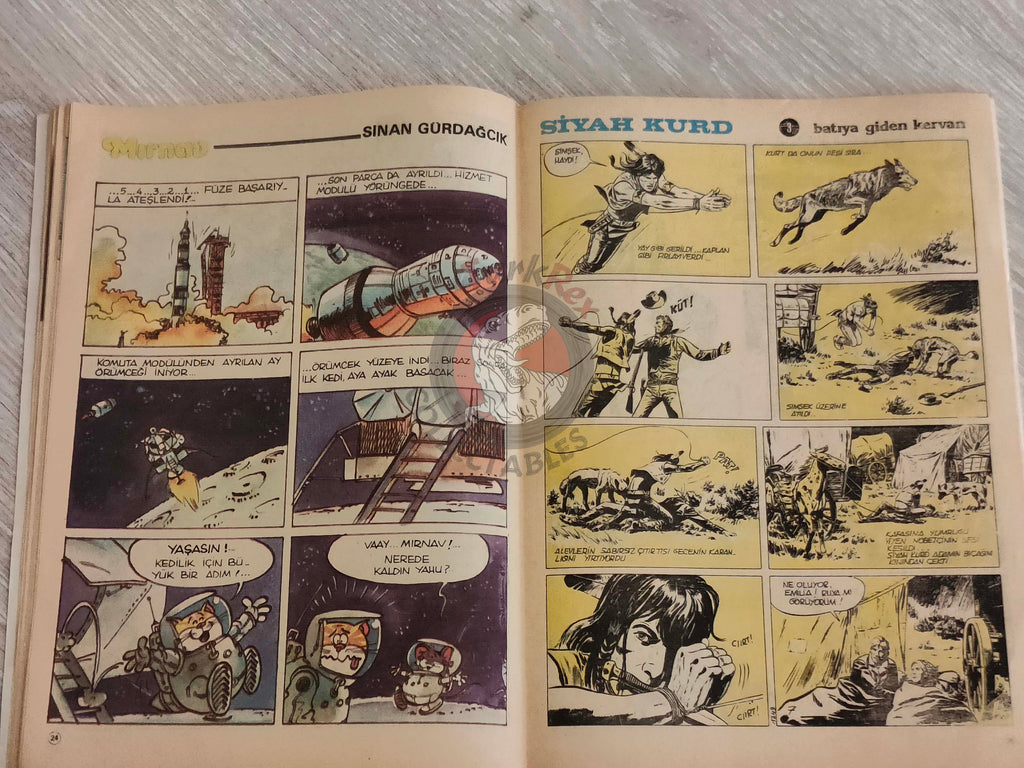 Milliyet Çocuk #18 1982 Turkish Comic Turkey The Famous Five Bernard Prince Tarzan Stefi