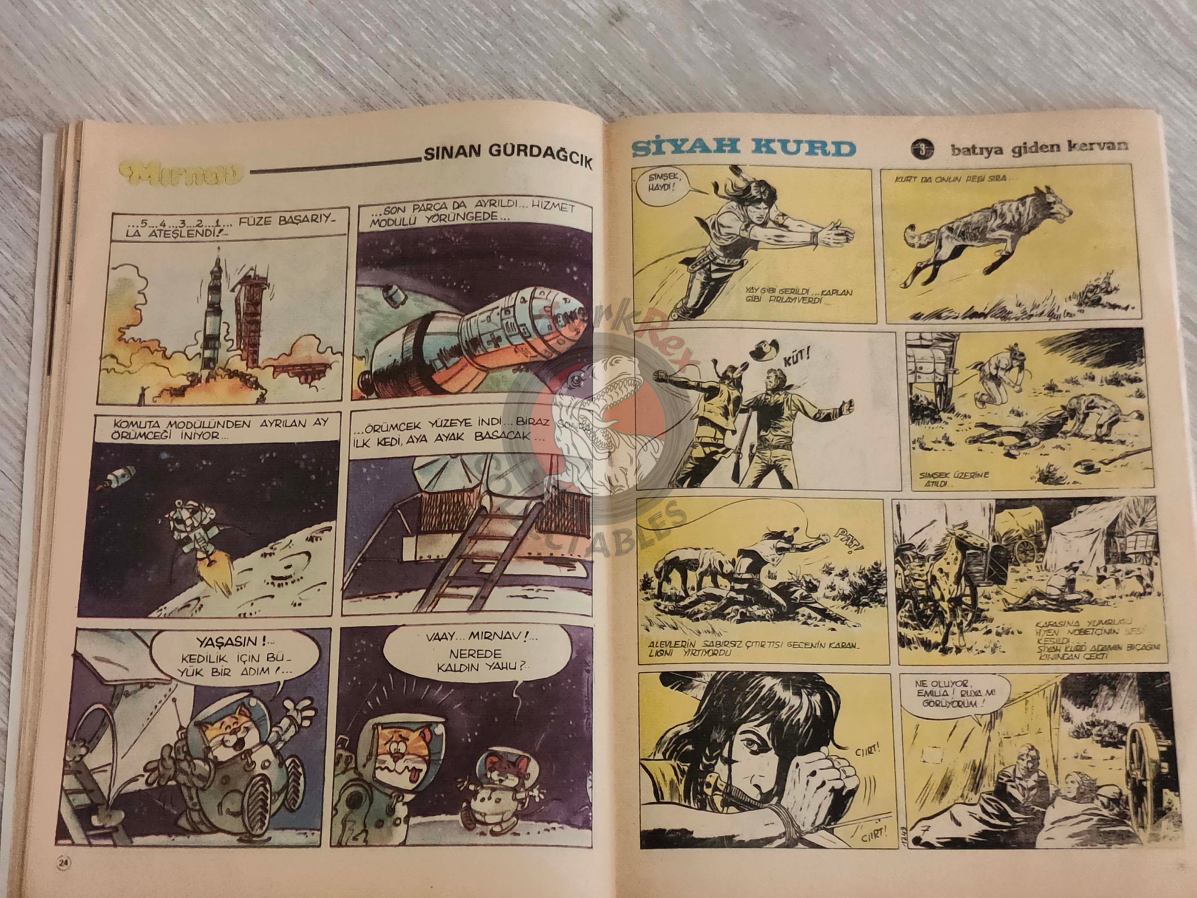 Milliyet Çocuk #18 1982 Turkish Comic Turkey The Famous Five Bernard Prince Tarzan Stefi