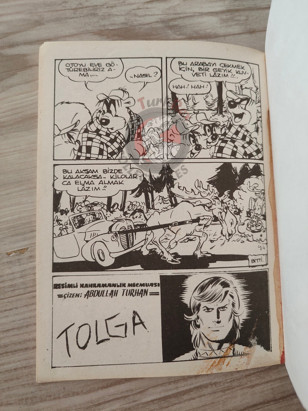 Lucky Luke - Les Collines noires 1980s Turkish Comic Turkey