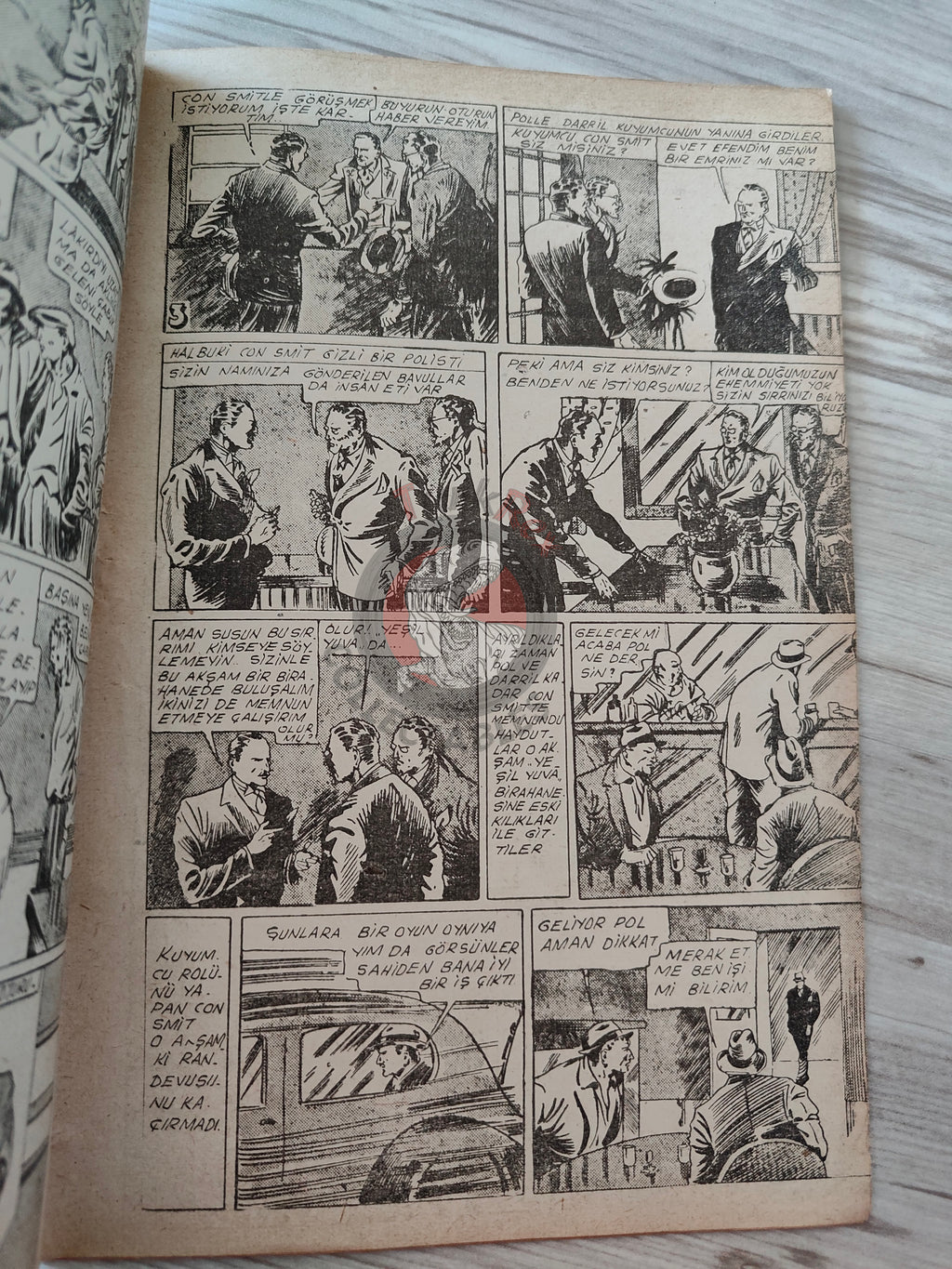 1001 Roman 1944 The Green Nest Turkish Comic Mag Turkey